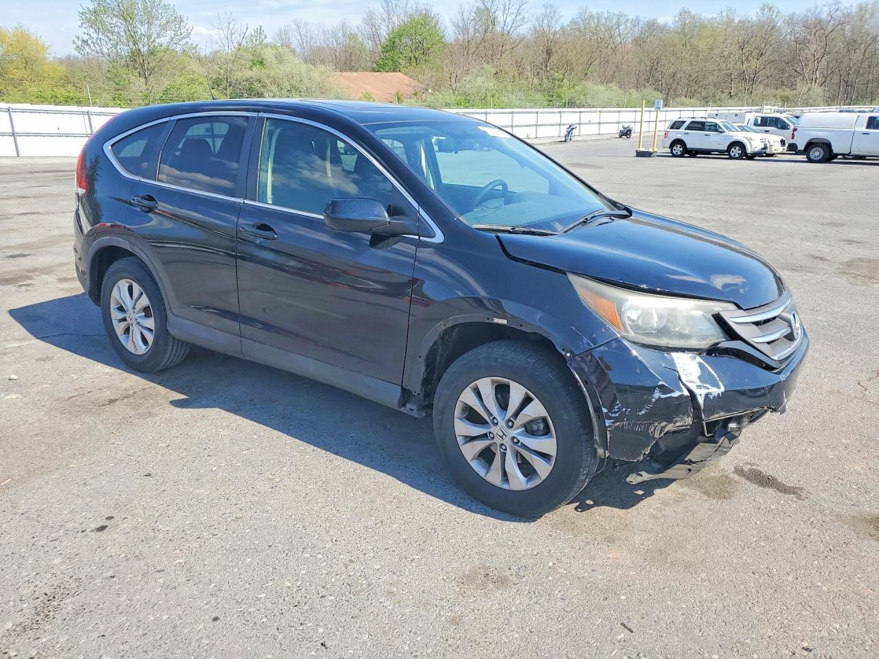 2012 Honda Cr-v Ex Black vin: 2HKRM4H51CH628644