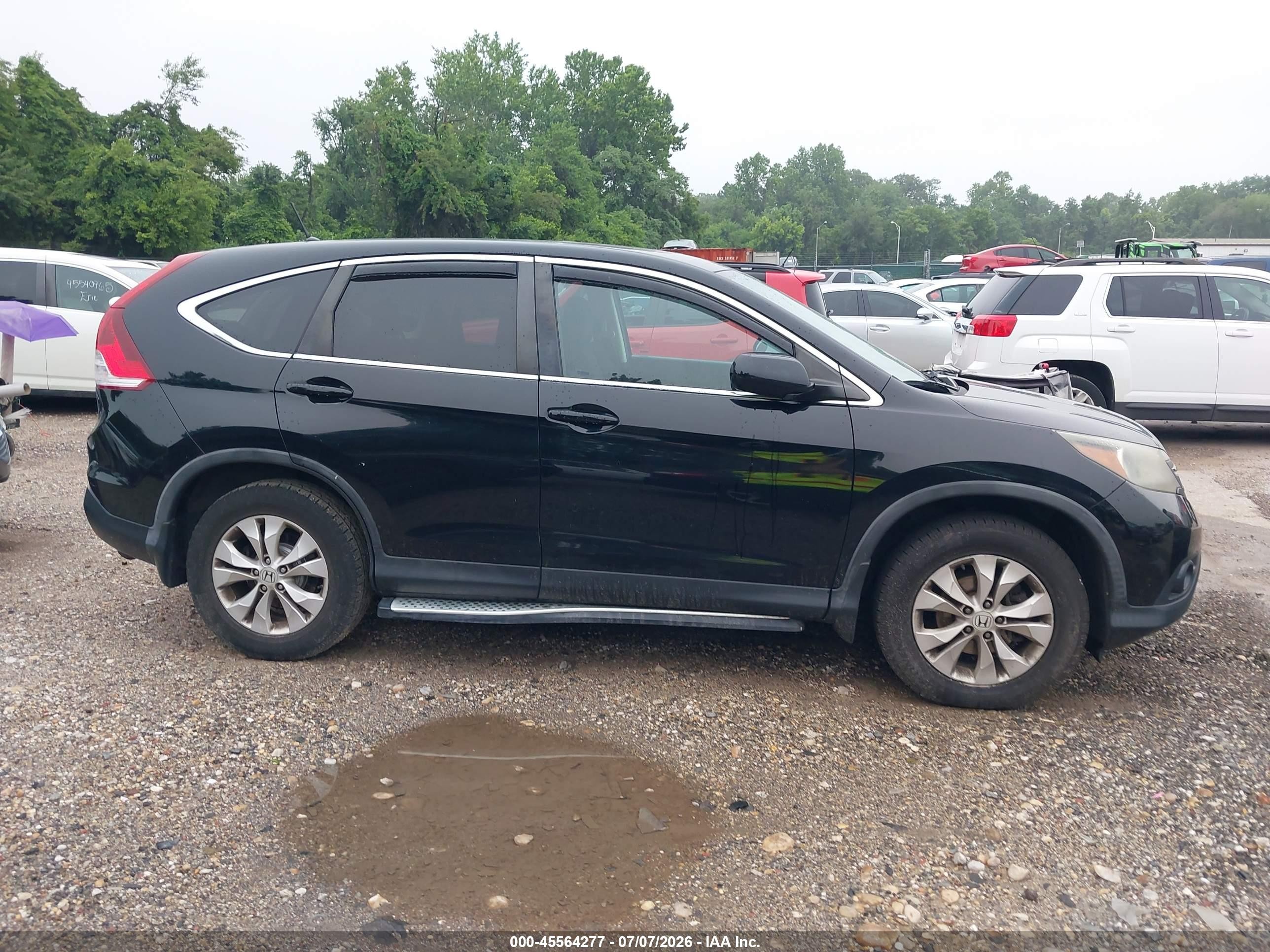 2013 Honda Cr-v Ex Black vin: 2HKRM4H51DH600361