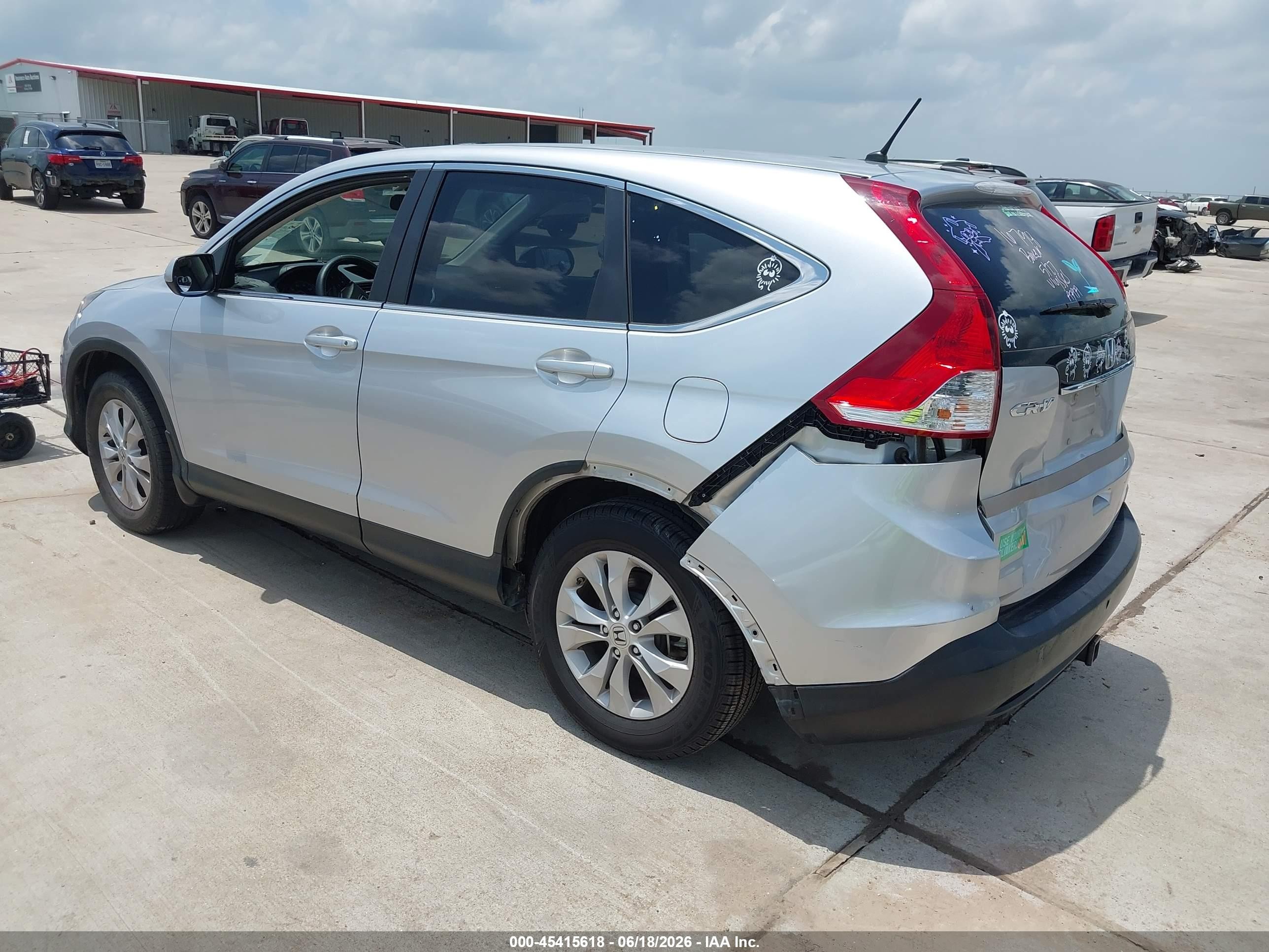 2013 Honda Cr-v Ex Silver vin: 2HKRM4H51DH602529