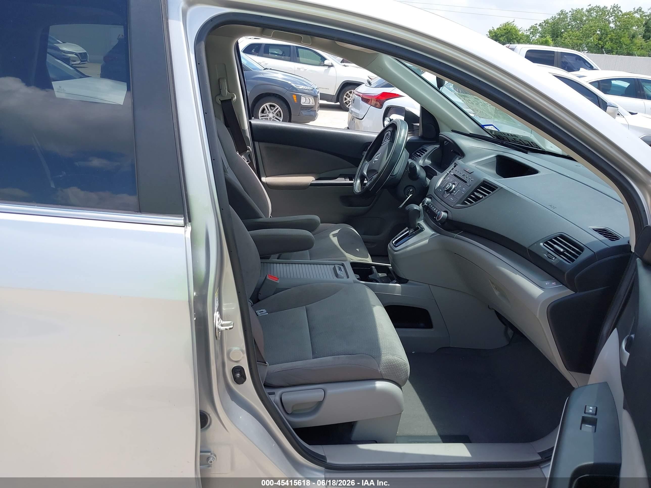 2013 Honda Cr-v Ex Silver vin: 2HKRM4H51DH602529