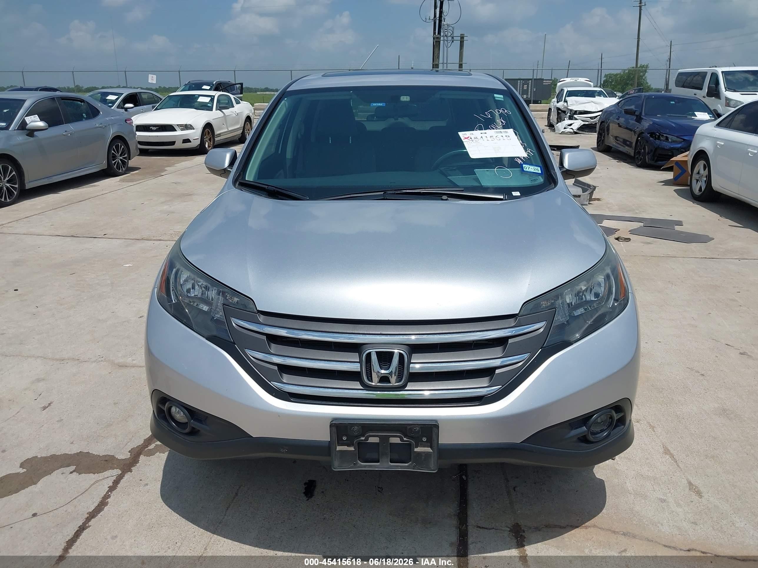 2013 Honda Cr-v Ex Silver vin: 2HKRM4H51DH602529