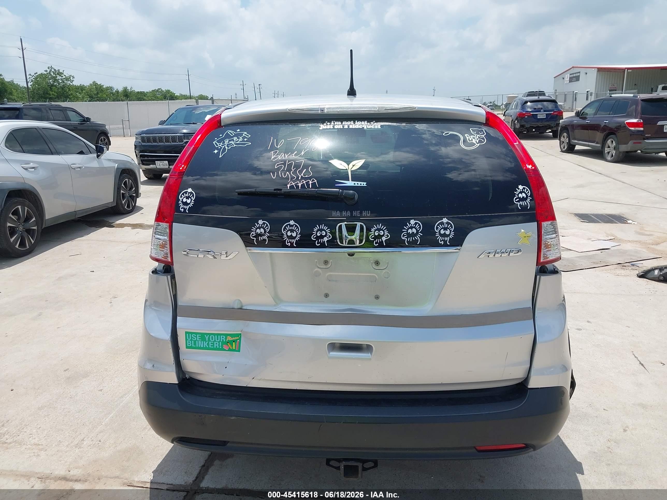 2013 Honda Cr-v Ex Silver vin: 2HKRM4H51DH602529