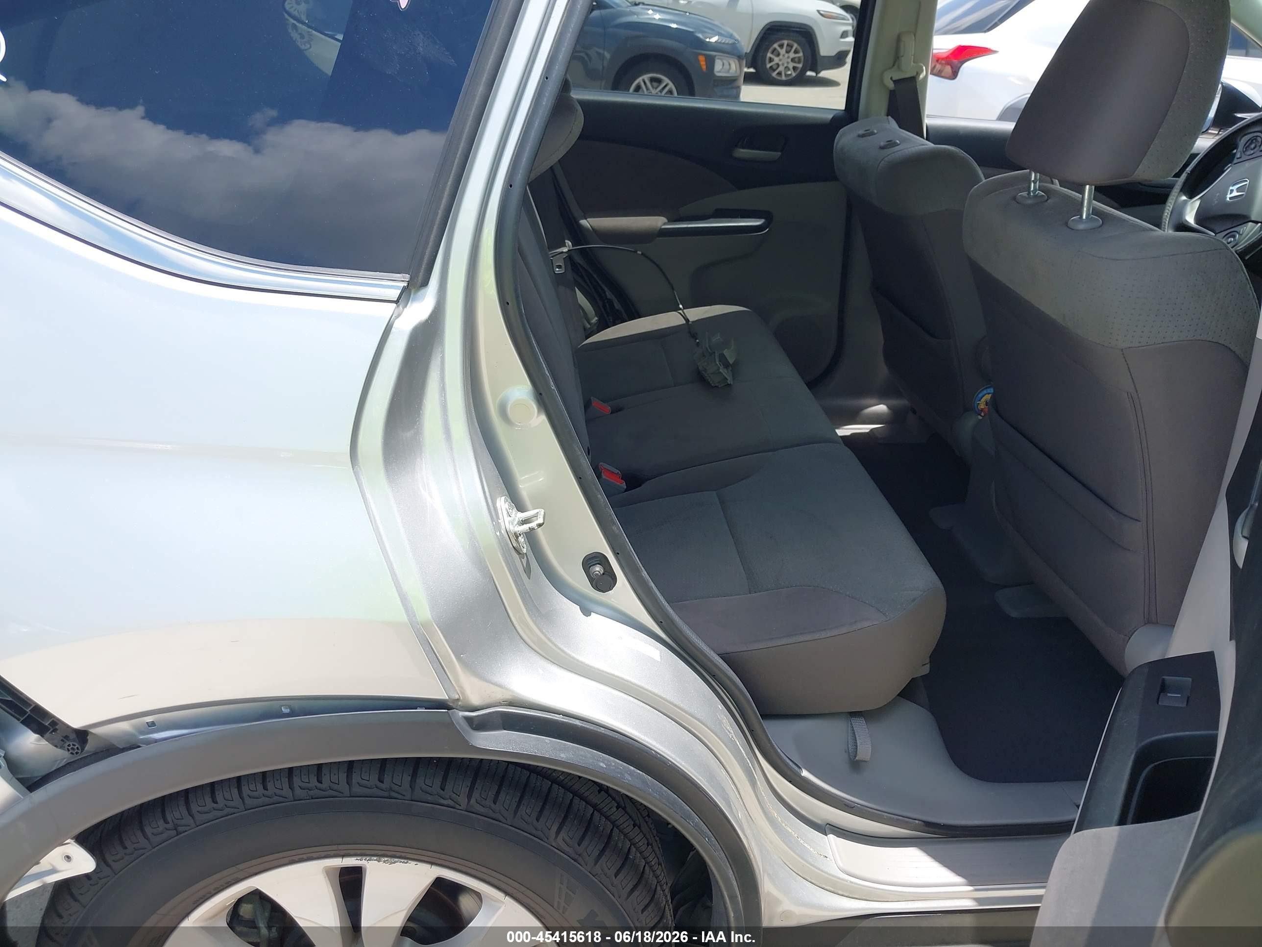 2013 Honda Cr-v Ex Silver vin: 2HKRM4H51DH602529