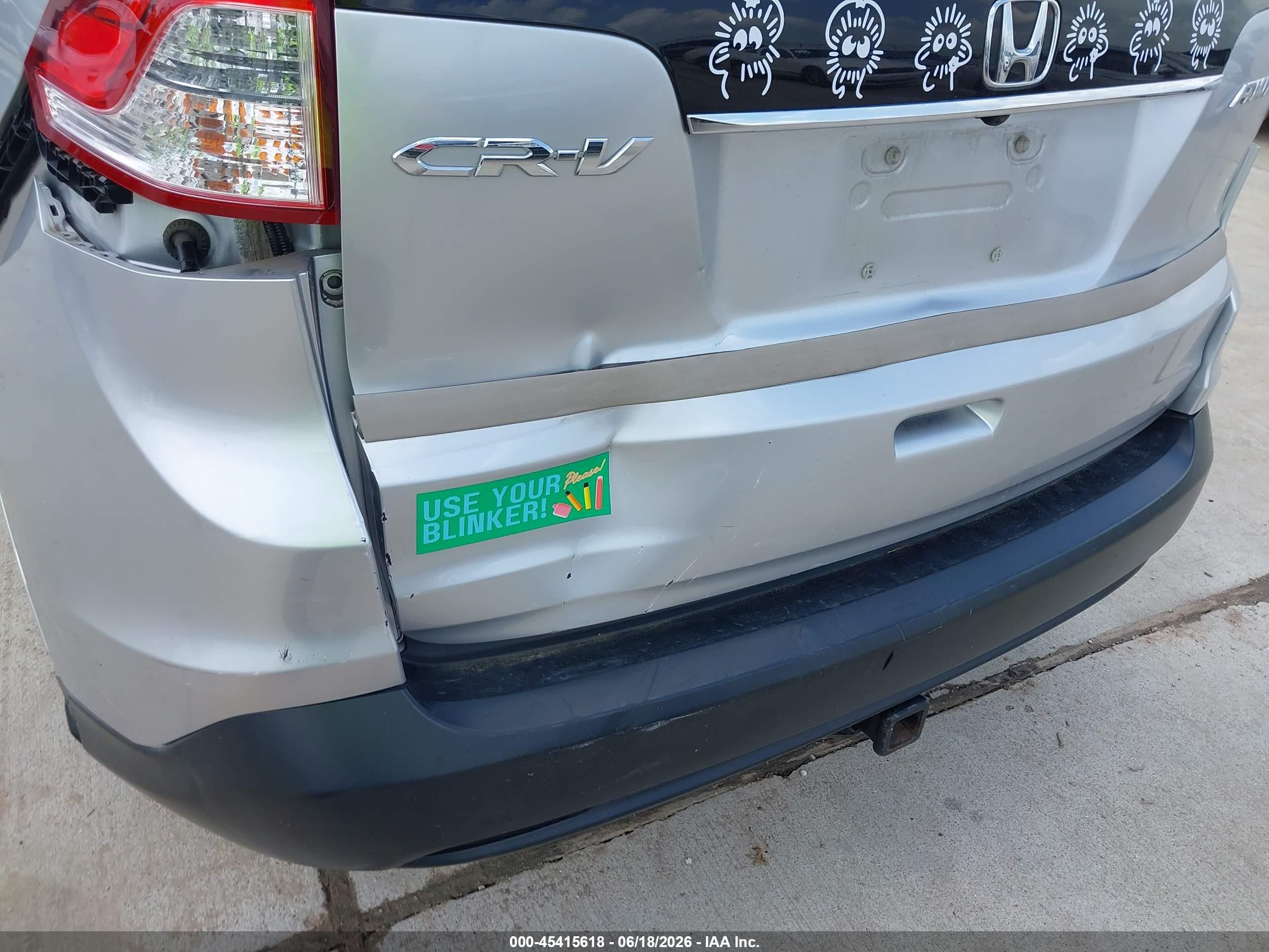 2013 Honda Cr-v Ex Silver vin: 2HKRM4H51DH602529