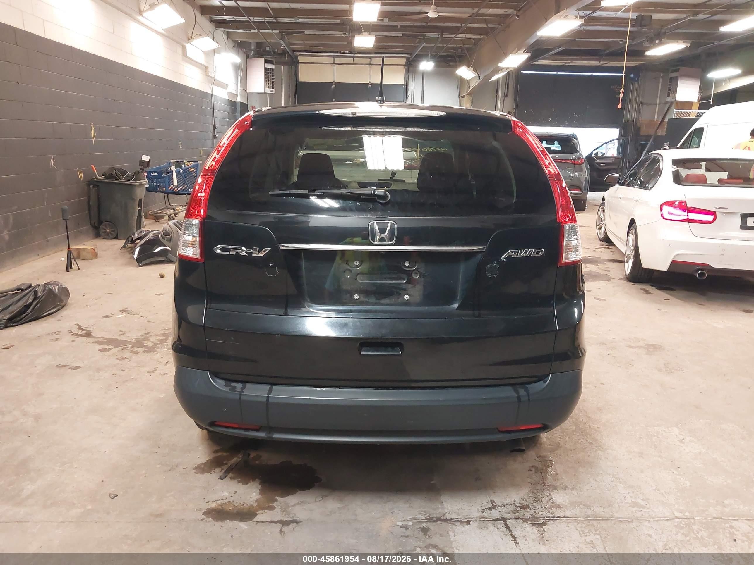 2013 Honda Cr-v Ex Black vin: 2HKRM4H51DH604491