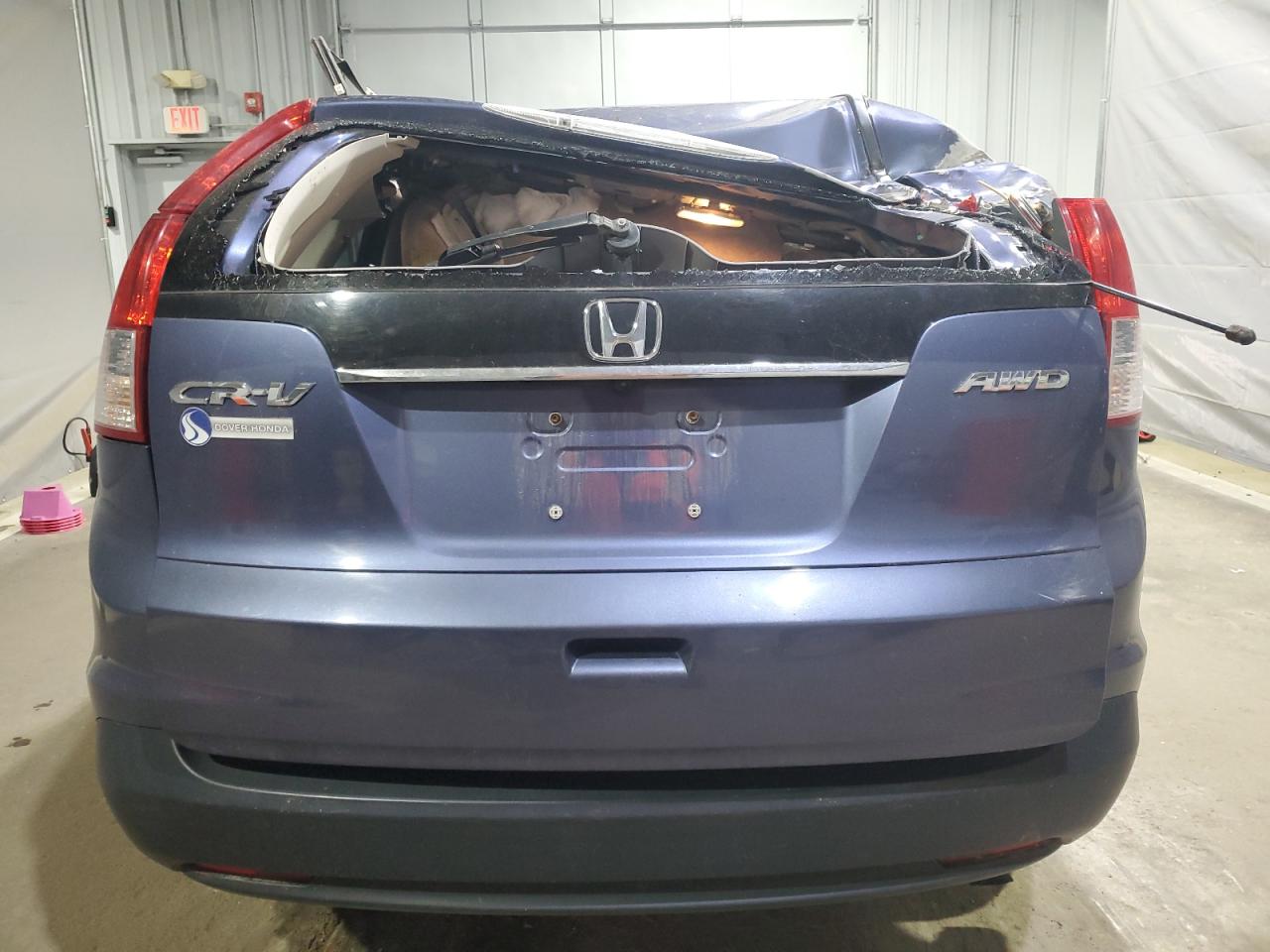 2013 Honda Cr-v Ex Blue vin: 2HKRM4H51DH604765