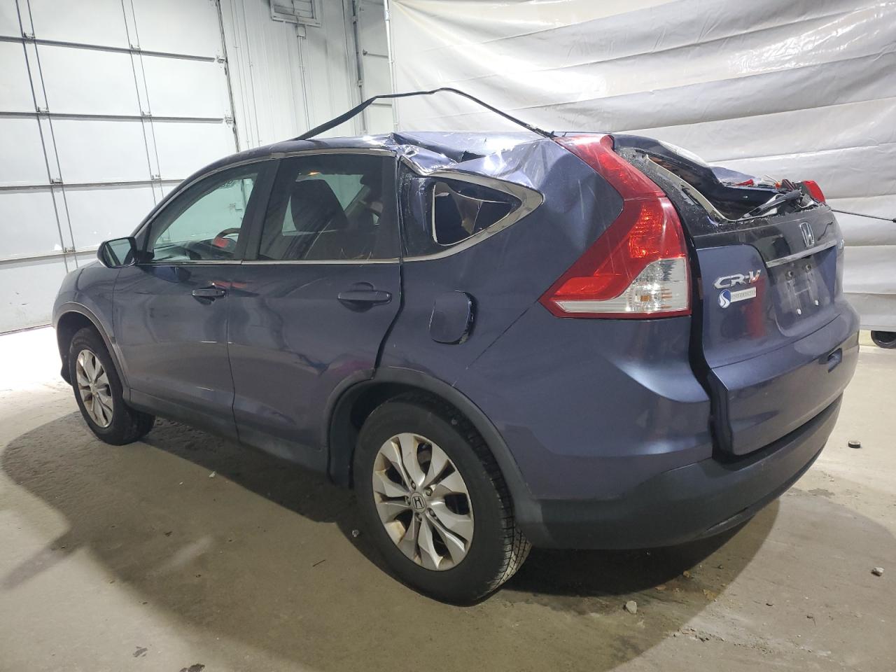 2013 Honda Cr-v Ex Blue vin: 2HKRM4H51DH604765