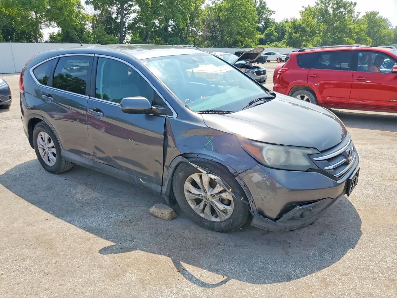 2013 Honda Cr-v Ex Серый vin: 2HKRM4H51DH656784