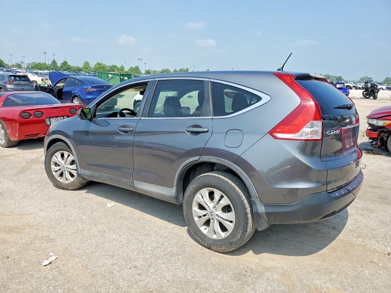 2013 Honda Cr-v Ex Серый vin: 2HKRM4H51DH656784