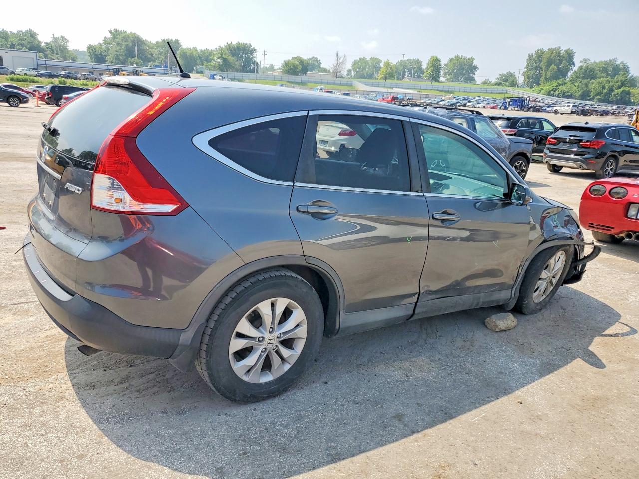 2013 Honda Cr-v Ex Серый vin: 2HKRM4H51DH656784