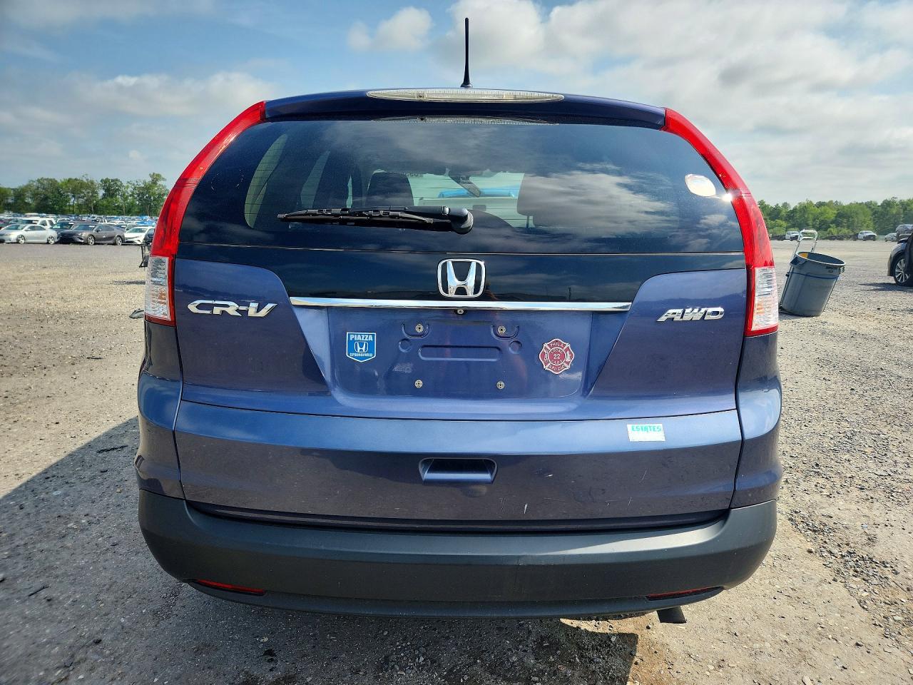 2013 Honda Cr-v Ex Blue vin: 2HKRM4H51DH659443
