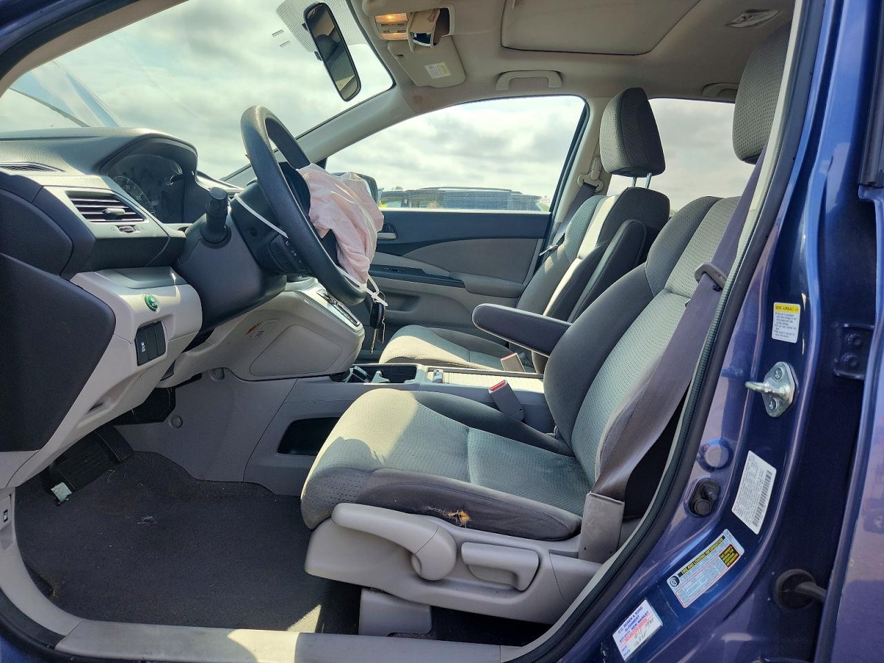 2013 Honda Cr-v Ex Blue vin: 2HKRM4H51DH659443