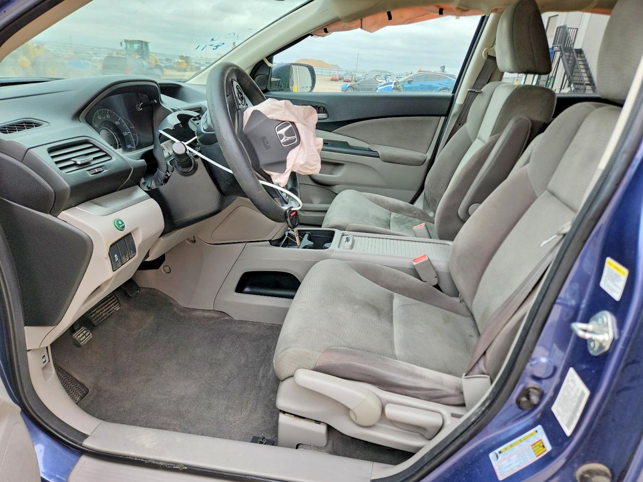 2013 Honda Cr-v Ex Blue vin: 2HKRM4H51DH672970