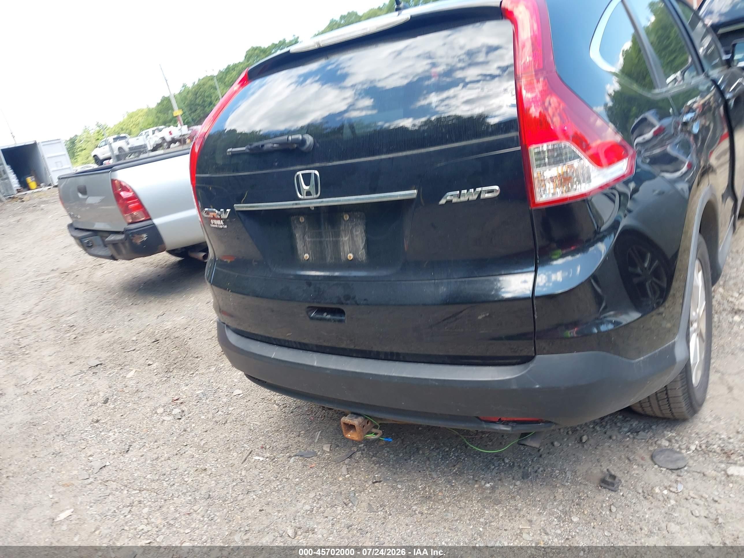 2013 Honda Cr-v Ex Black vin: 2HKRM4H51DH686044