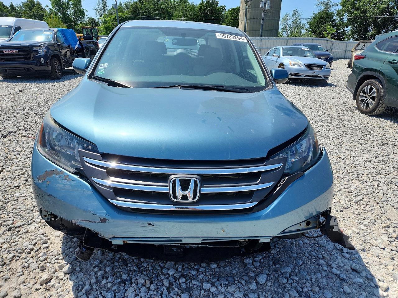 2014 Honda Cr-v Ex Blue vin: 2HKRM4H51EH705662