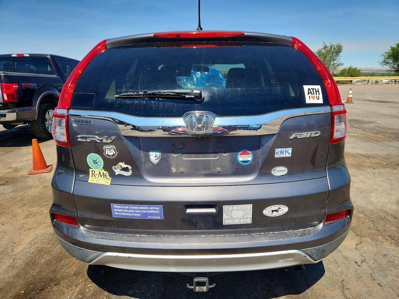 2015 Honda Cr-v Ex Gray vin: 2HKRM4H51FH608107