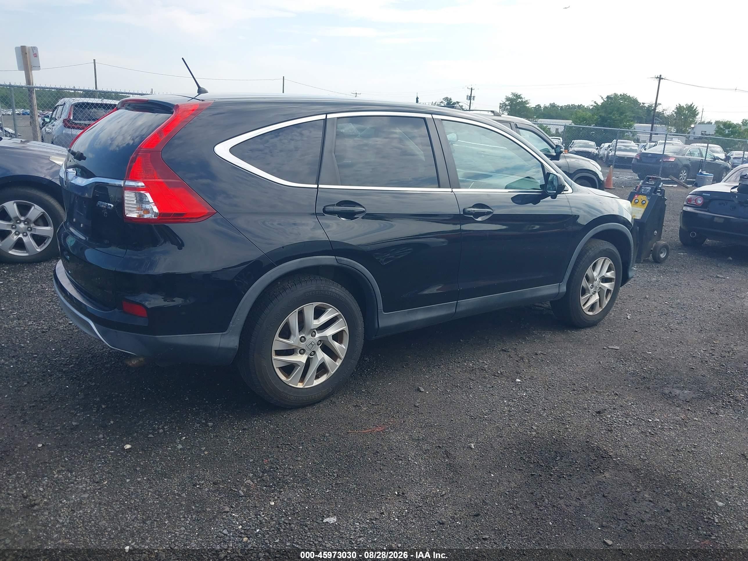 2015 Honda Cr-v Ex Black vin: 2HKRM4H51FH620435