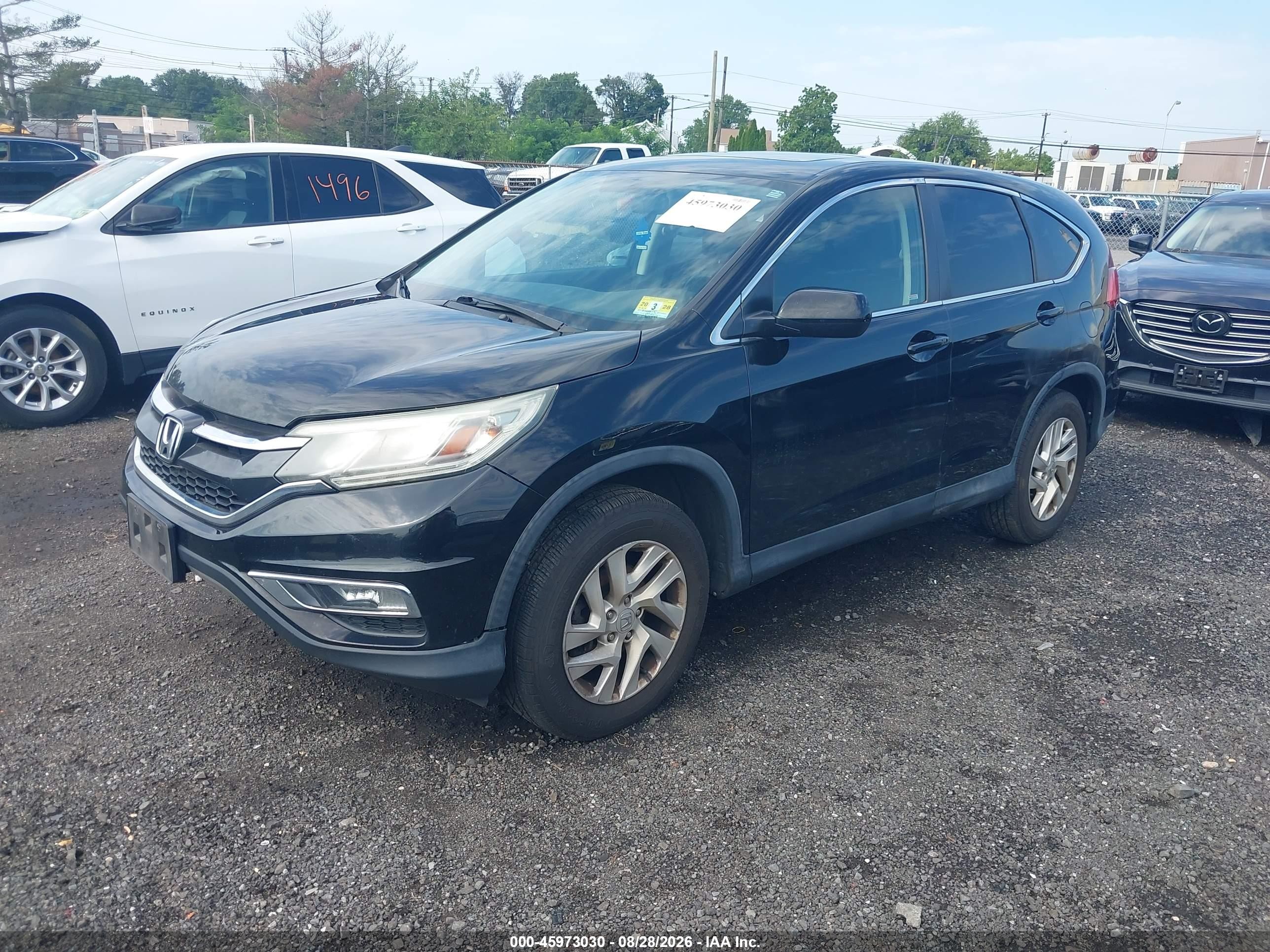 2015 Honda Cr-v Ex Black vin: 2HKRM4H51FH620435