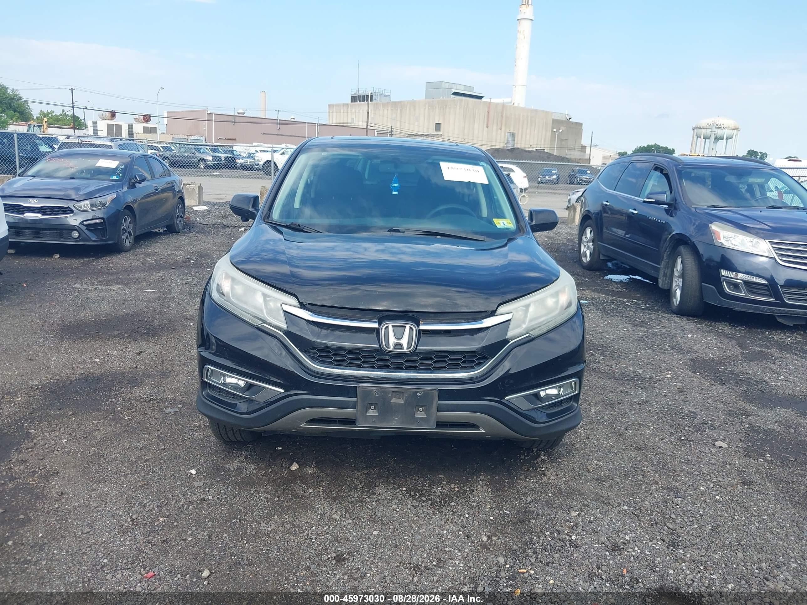 2015 Honda Cr-v Ex Black vin: 2HKRM4H51FH620435