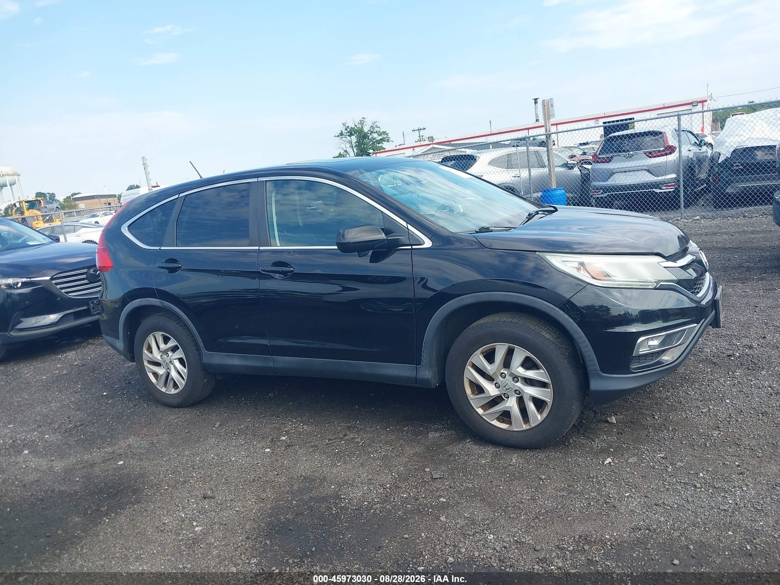 2015 Honda Cr-v Ex Black vin: 2HKRM4H51FH620435