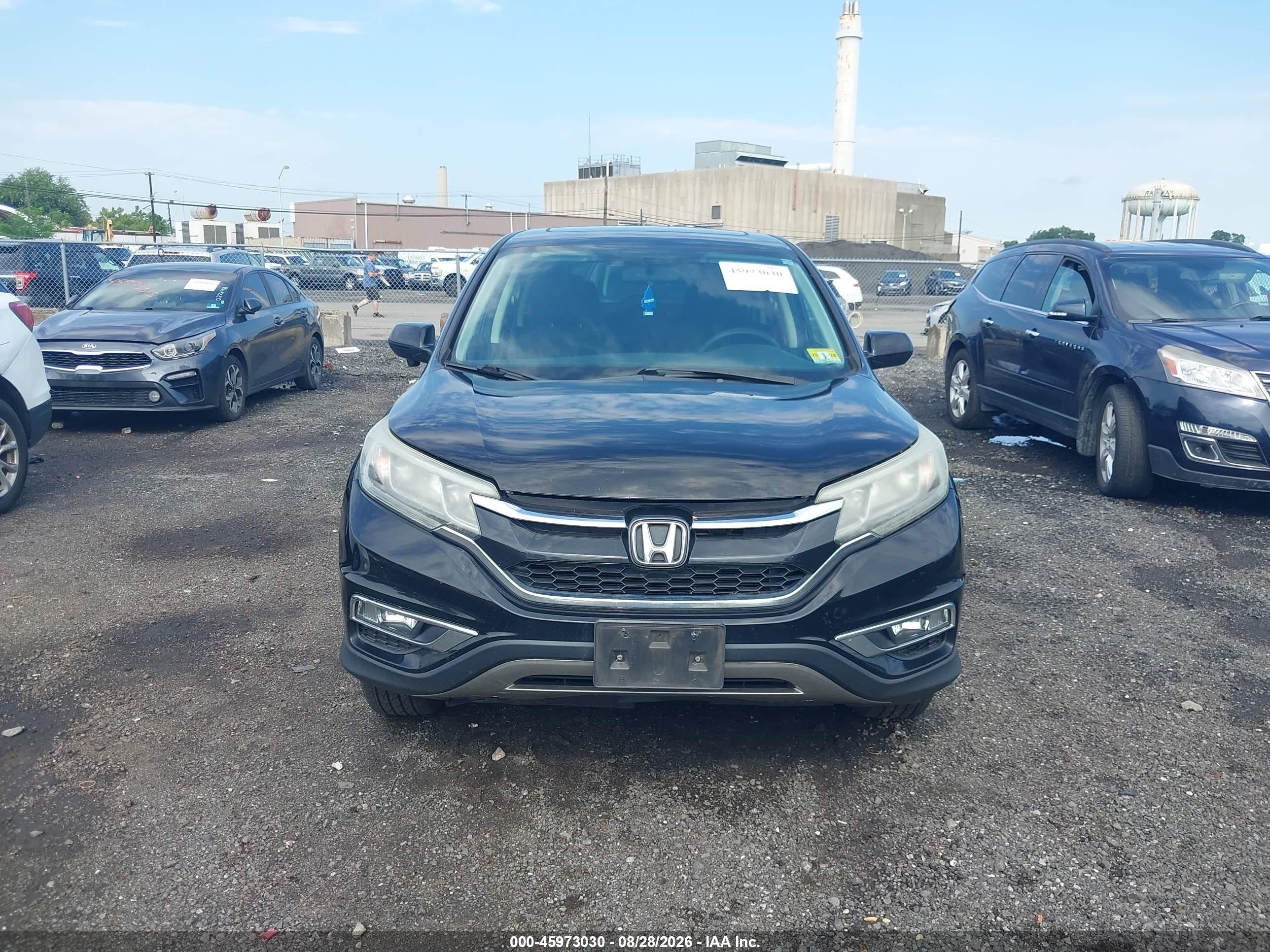 2015 Honda Cr-v Ex Black vin: 2HKRM4H51FH620435