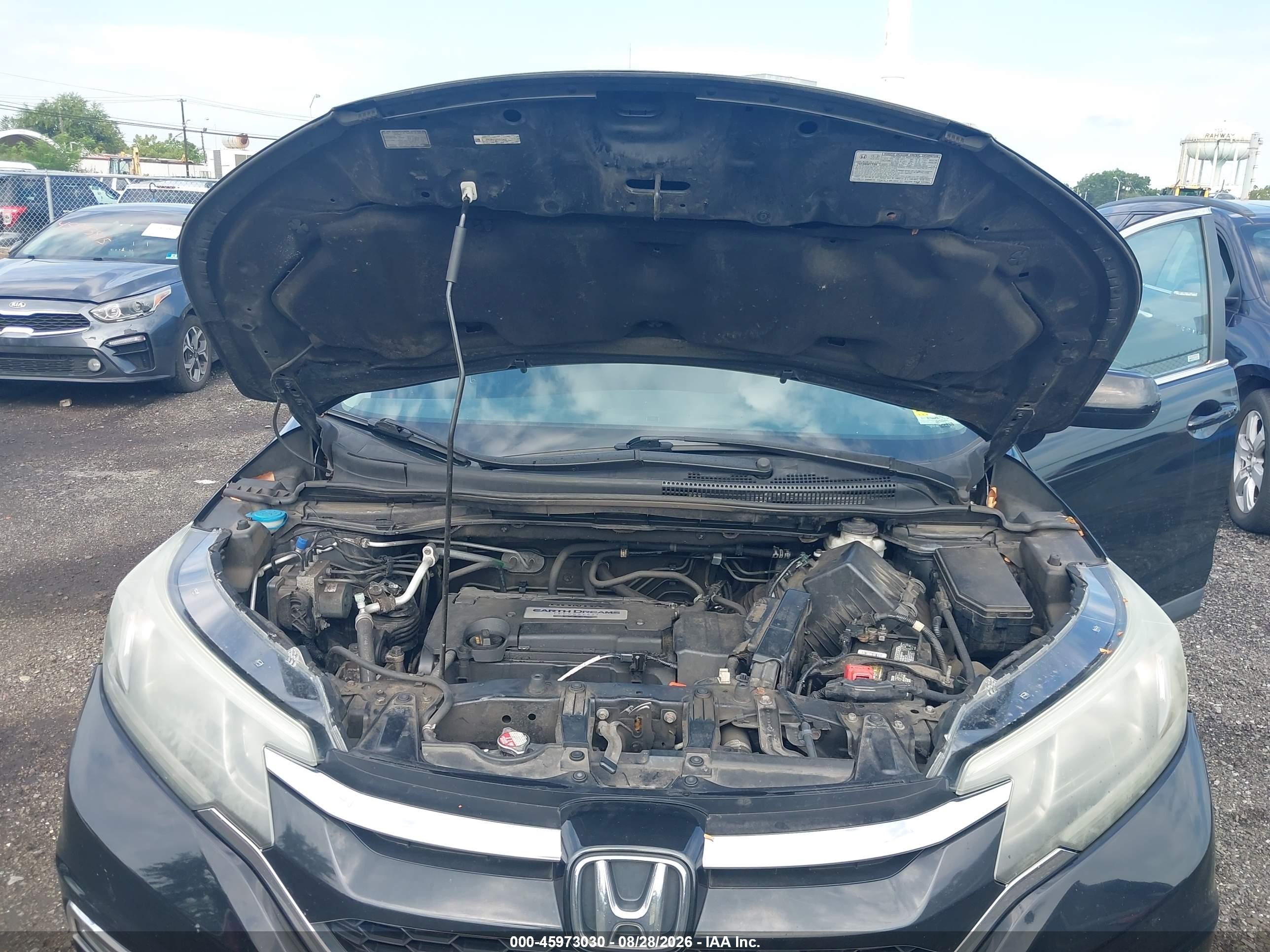 2015 Honda Cr-v Ex Black vin: 2HKRM4H51FH620435