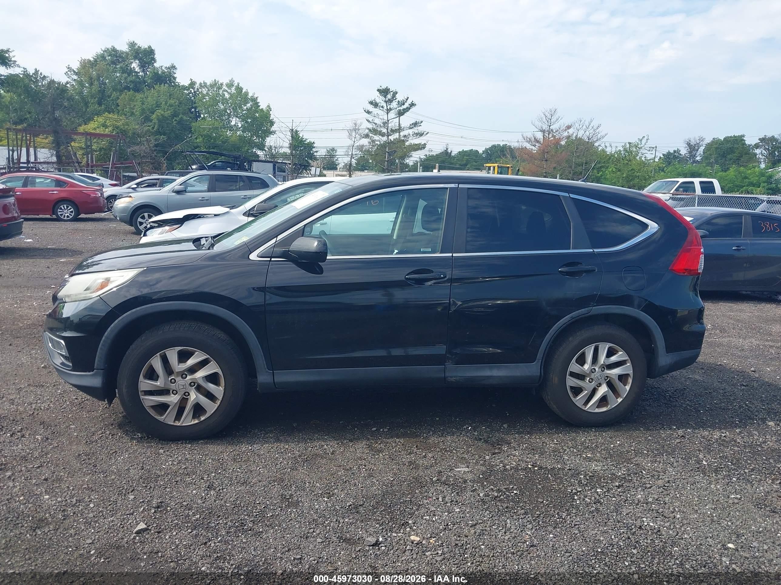 2015 Honda Cr-v Ex Black vin: 2HKRM4H51FH620435