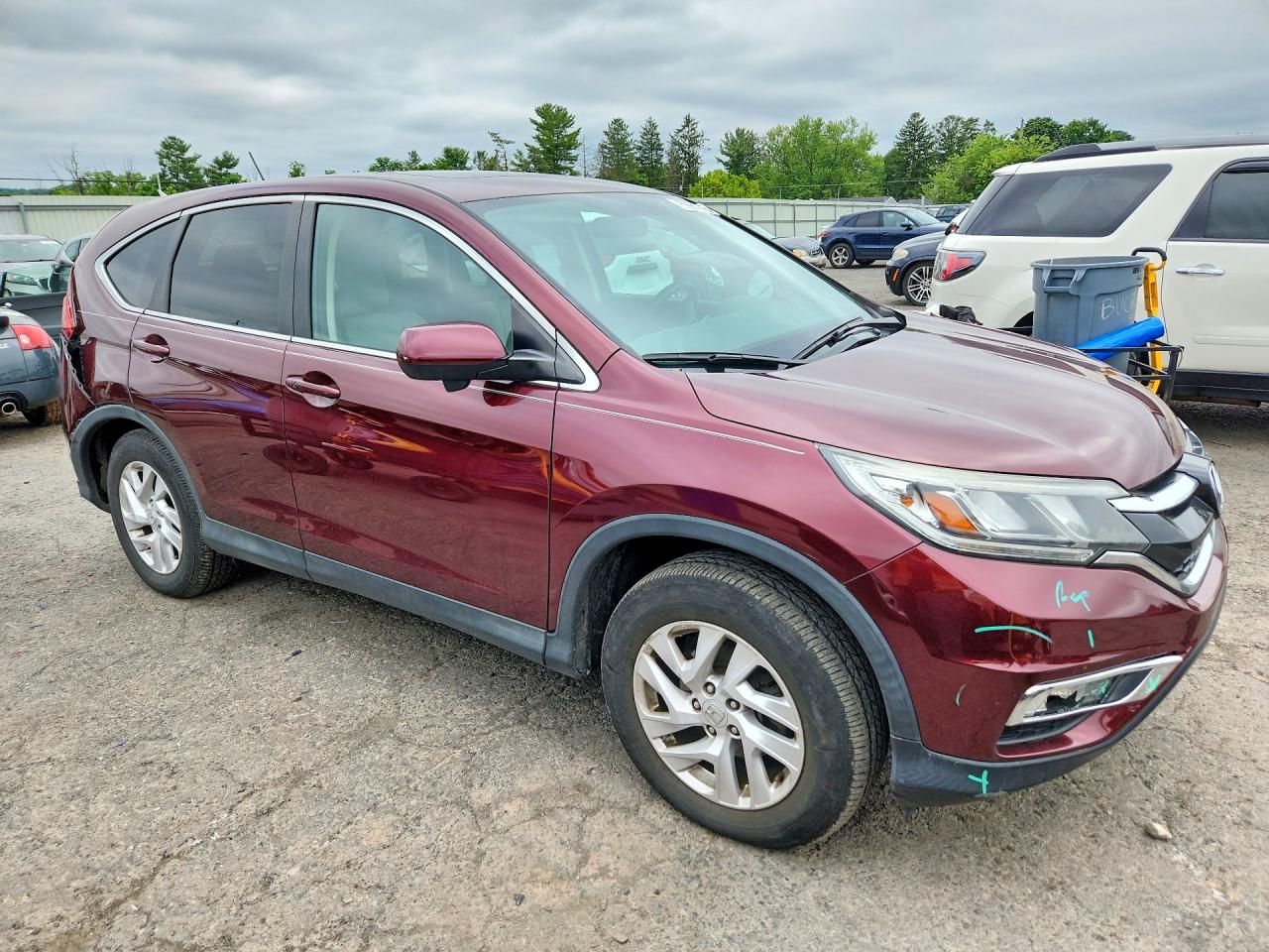 2015 Honda Cr-v Ex Темно-бордовый vin: 2HKRM4H51FH639437