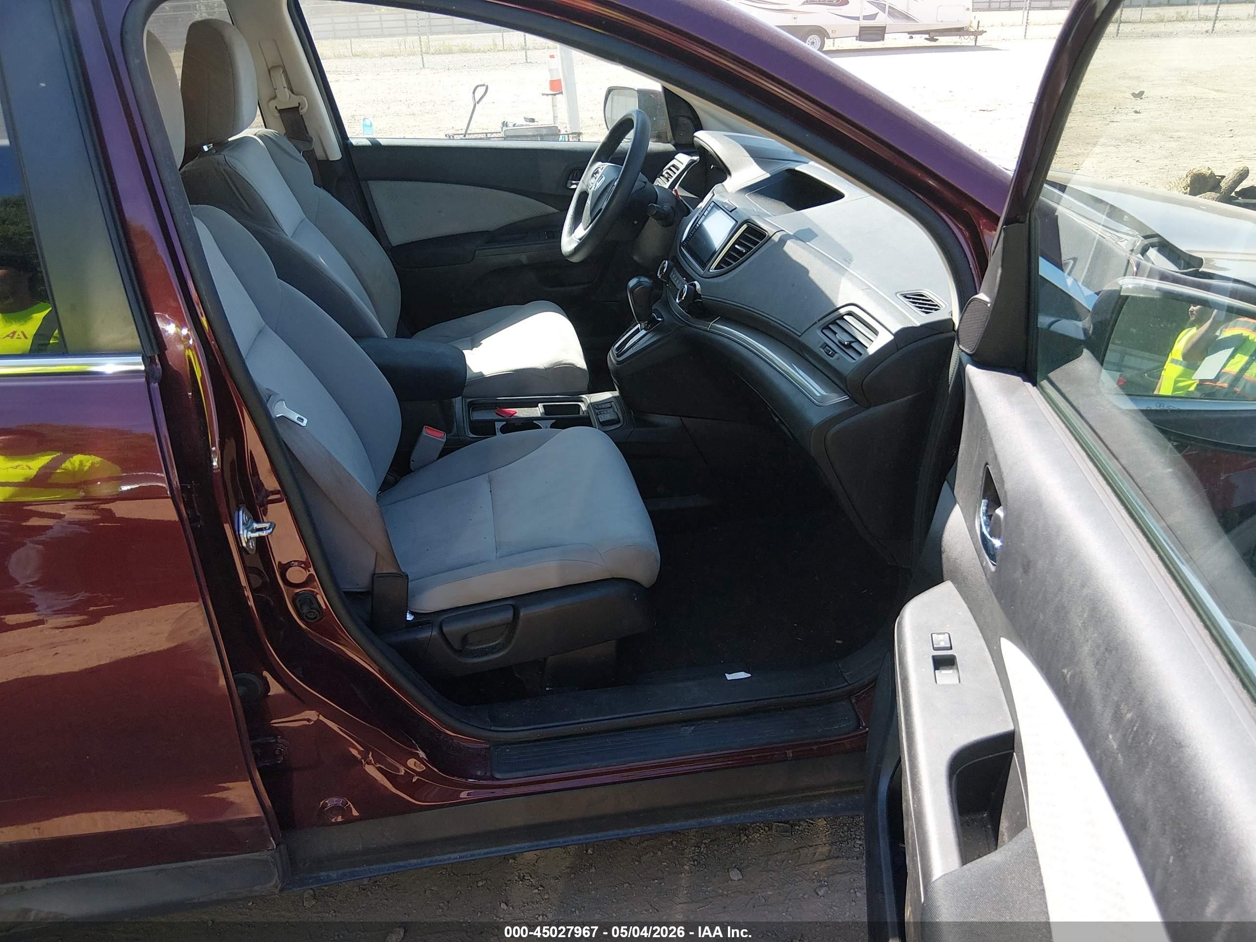 2015 Honda Cr-v Ex Темно-бордовый vin: 2HKRM4H51FH642242