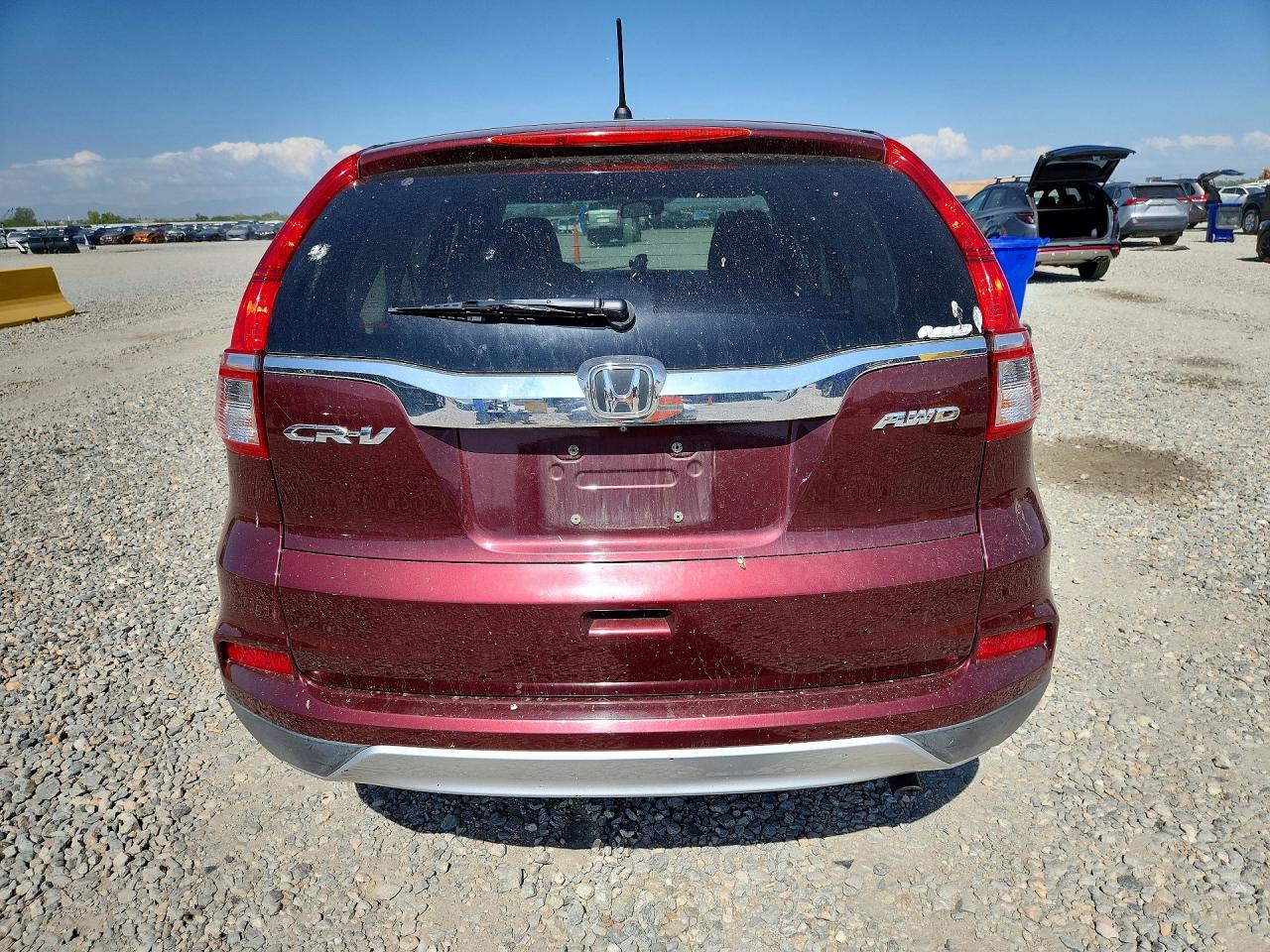 2015 Honda Cr-v Ex Burgundy vin: 2HKRM4H51FH642774