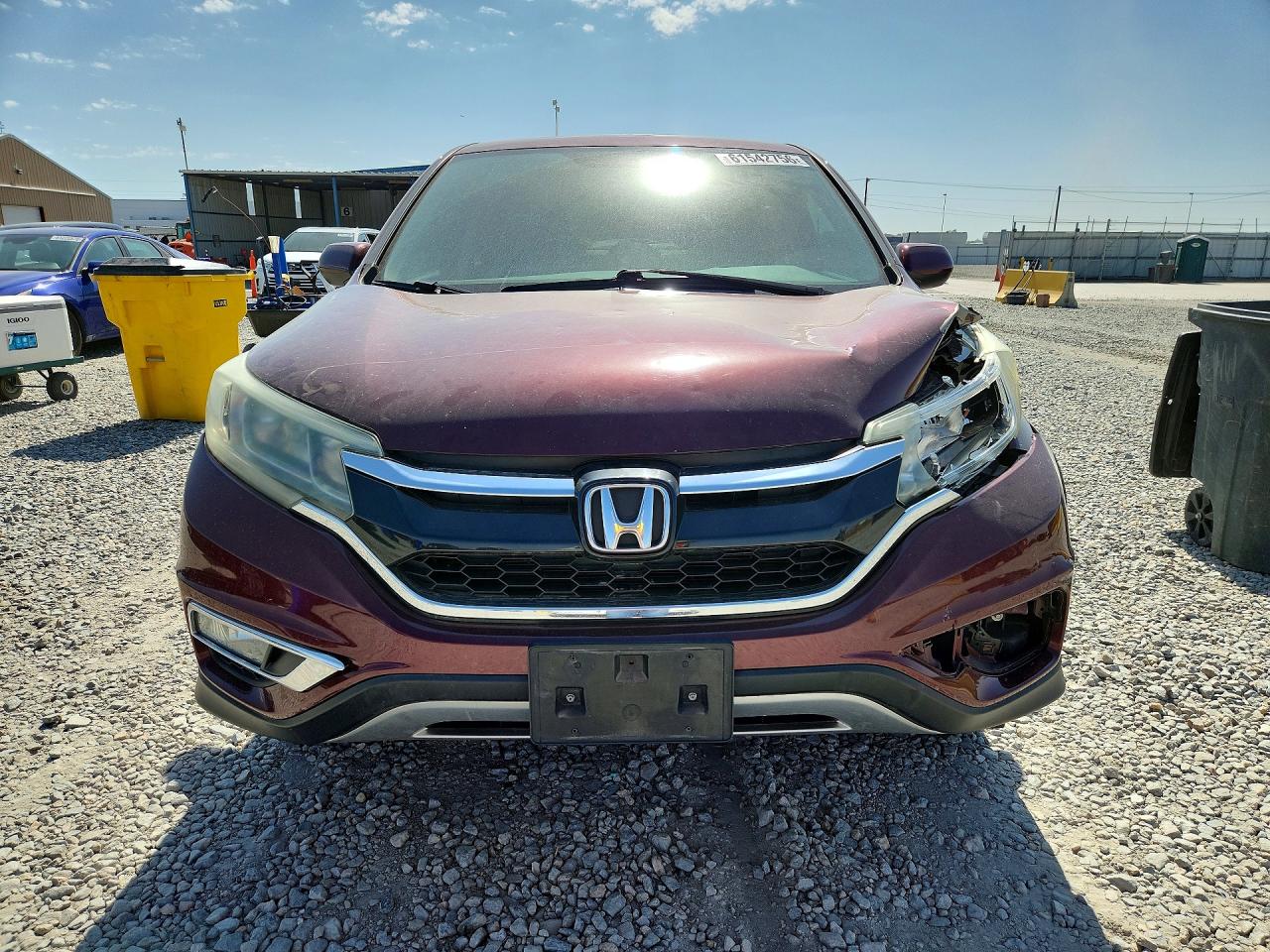 2015 Honda Cr-v Ex Burgundy vin: 2HKRM4H51FH642774