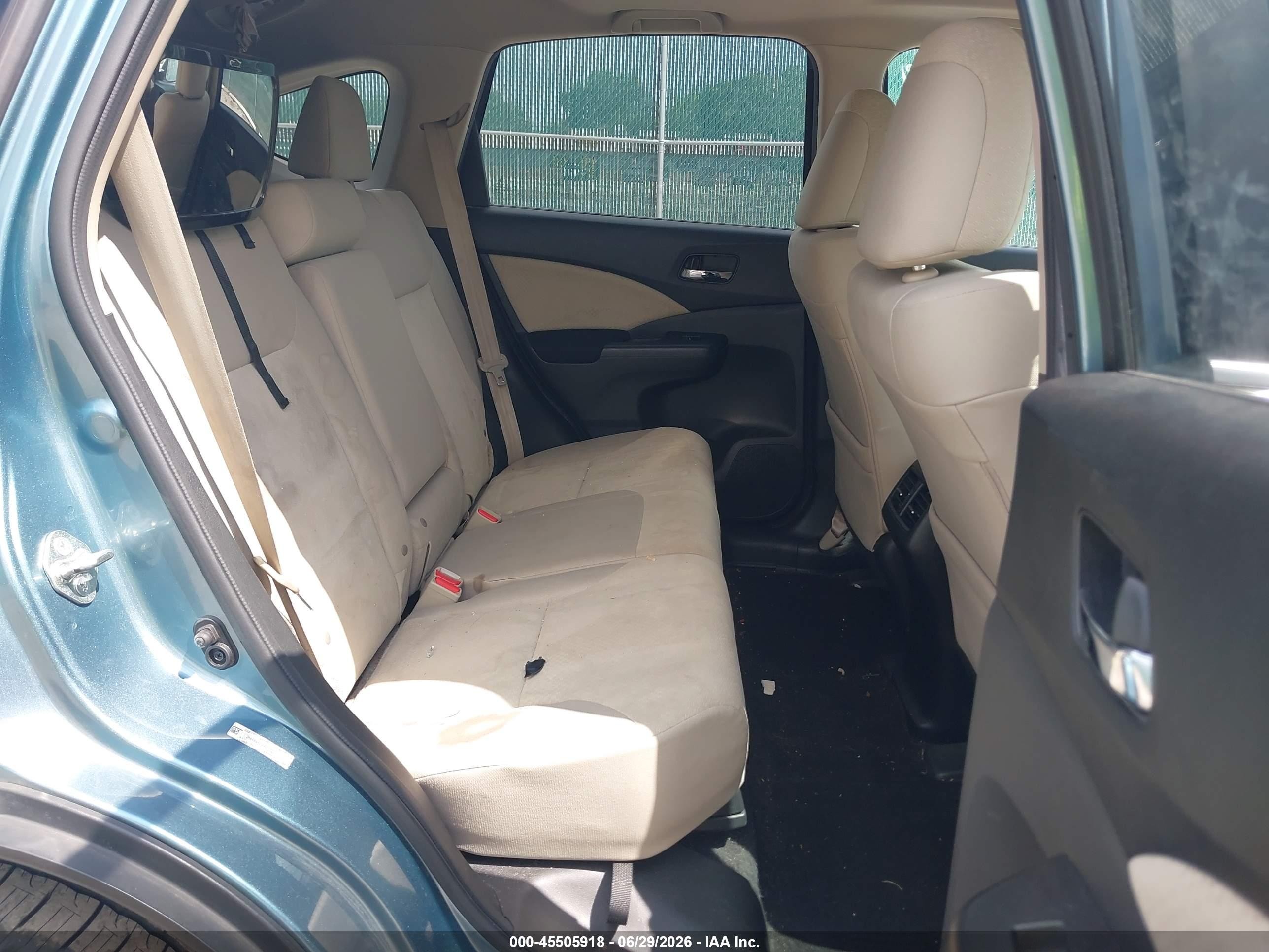 2015 Honda Cr-v Ex Синий vin: 2HKRM4H51FH653323
