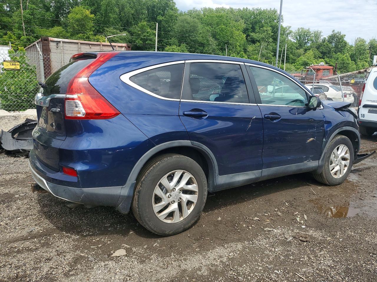 2015 Honda Cr-v Ex Blue vin: 2HKRM4H51FH658974