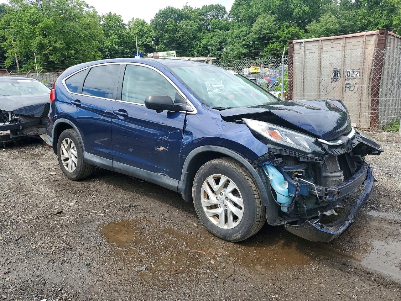 2015 Honda Cr-v Ex Blue vin: 2HKRM4H51FH658974