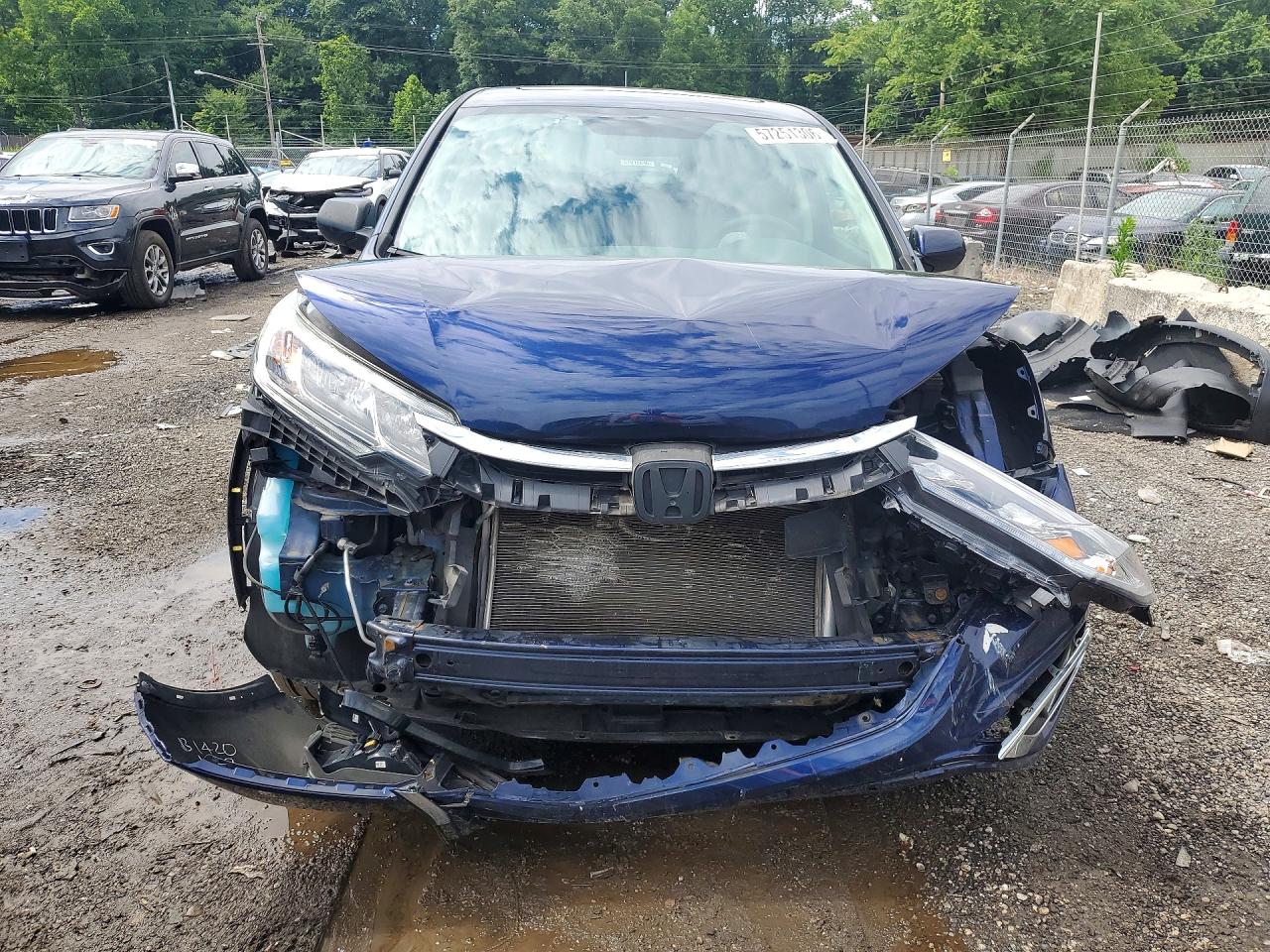 2015 Honda Cr-v Ex Blue vin: 2HKRM4H51FH658974