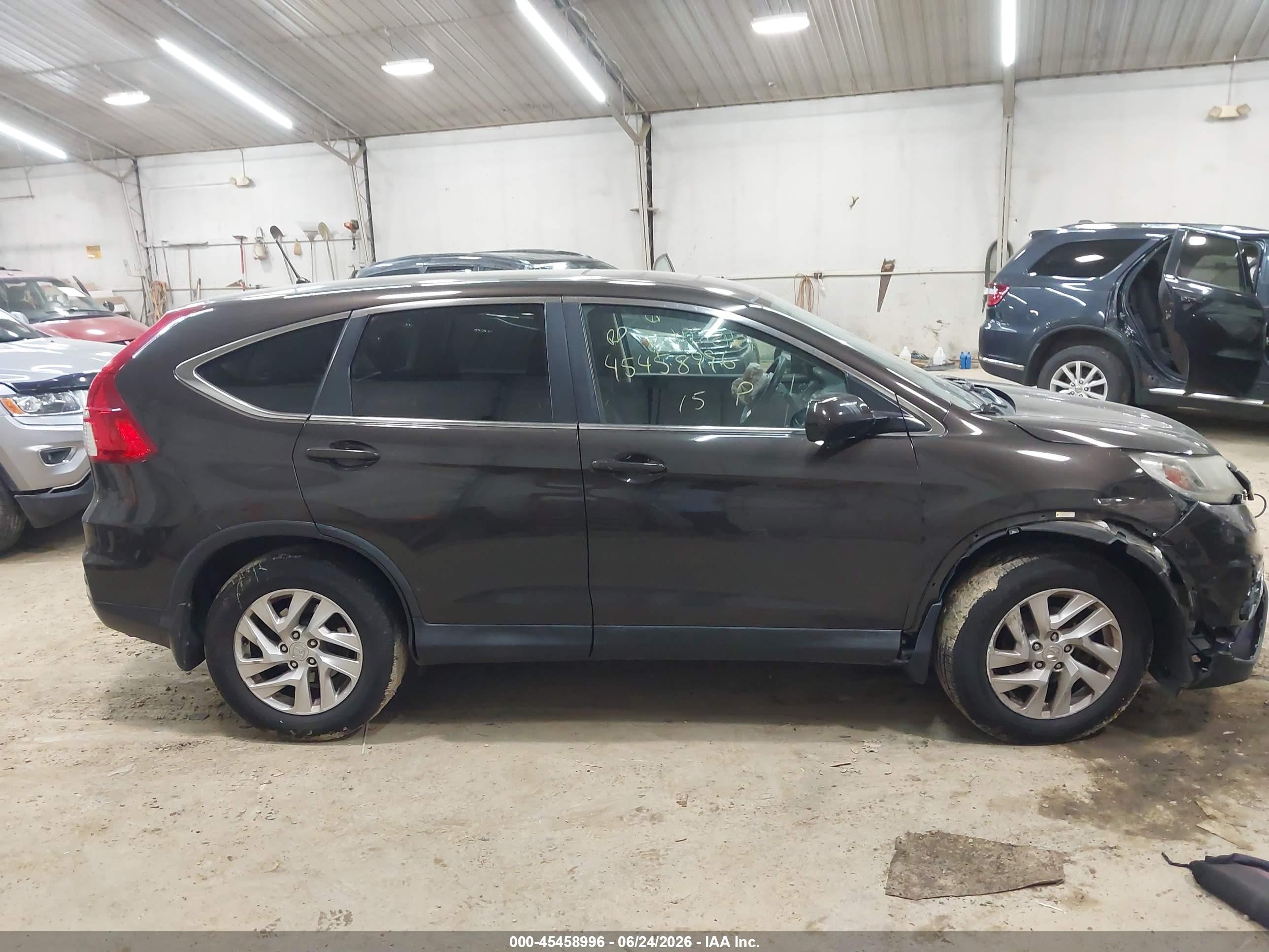 2015 Honda Cr-v Ex Black vin: 2HKRM4H51FH670073