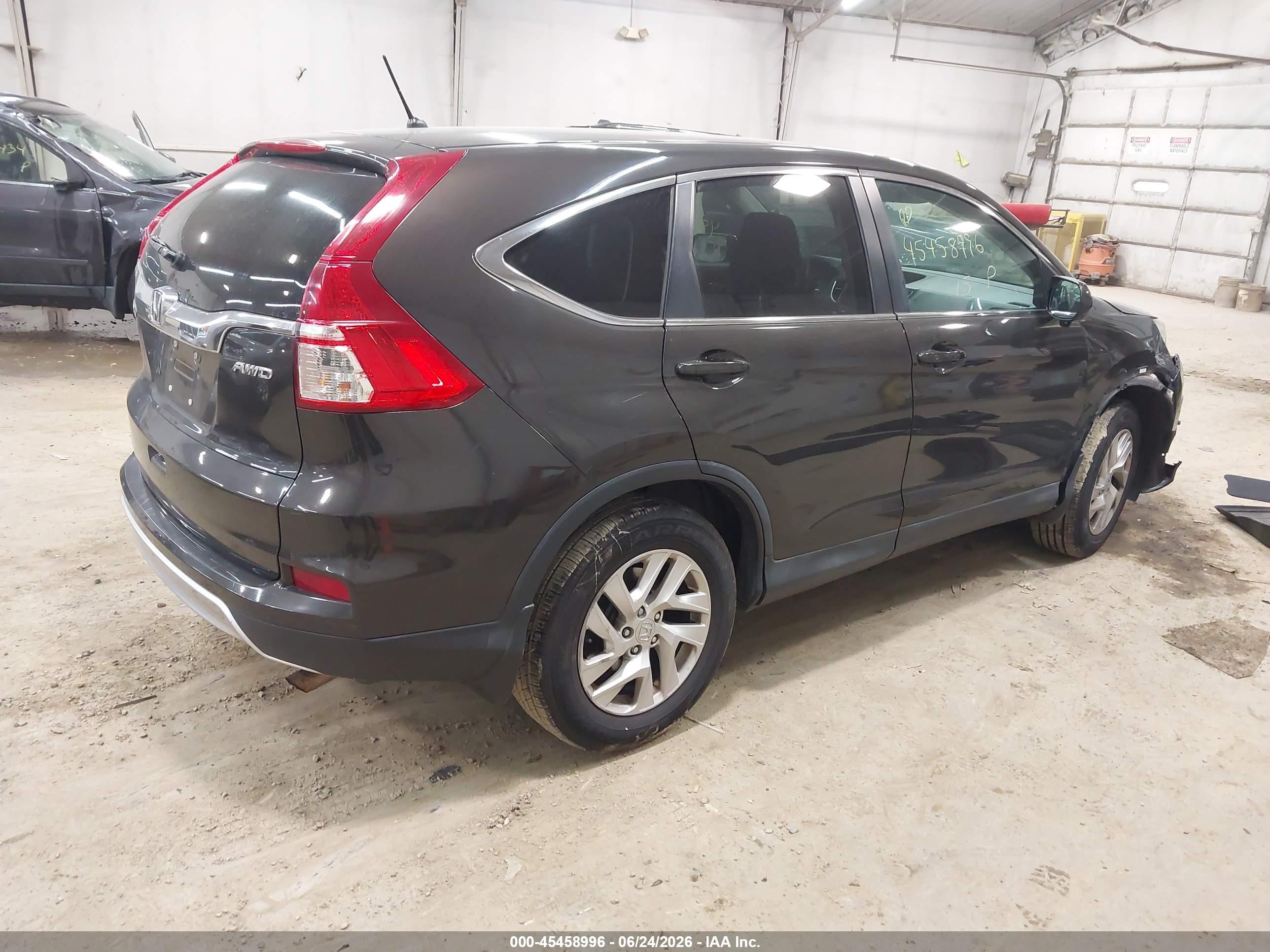 2015 Honda Cr-v Ex Black vin: 2HKRM4H51FH670073