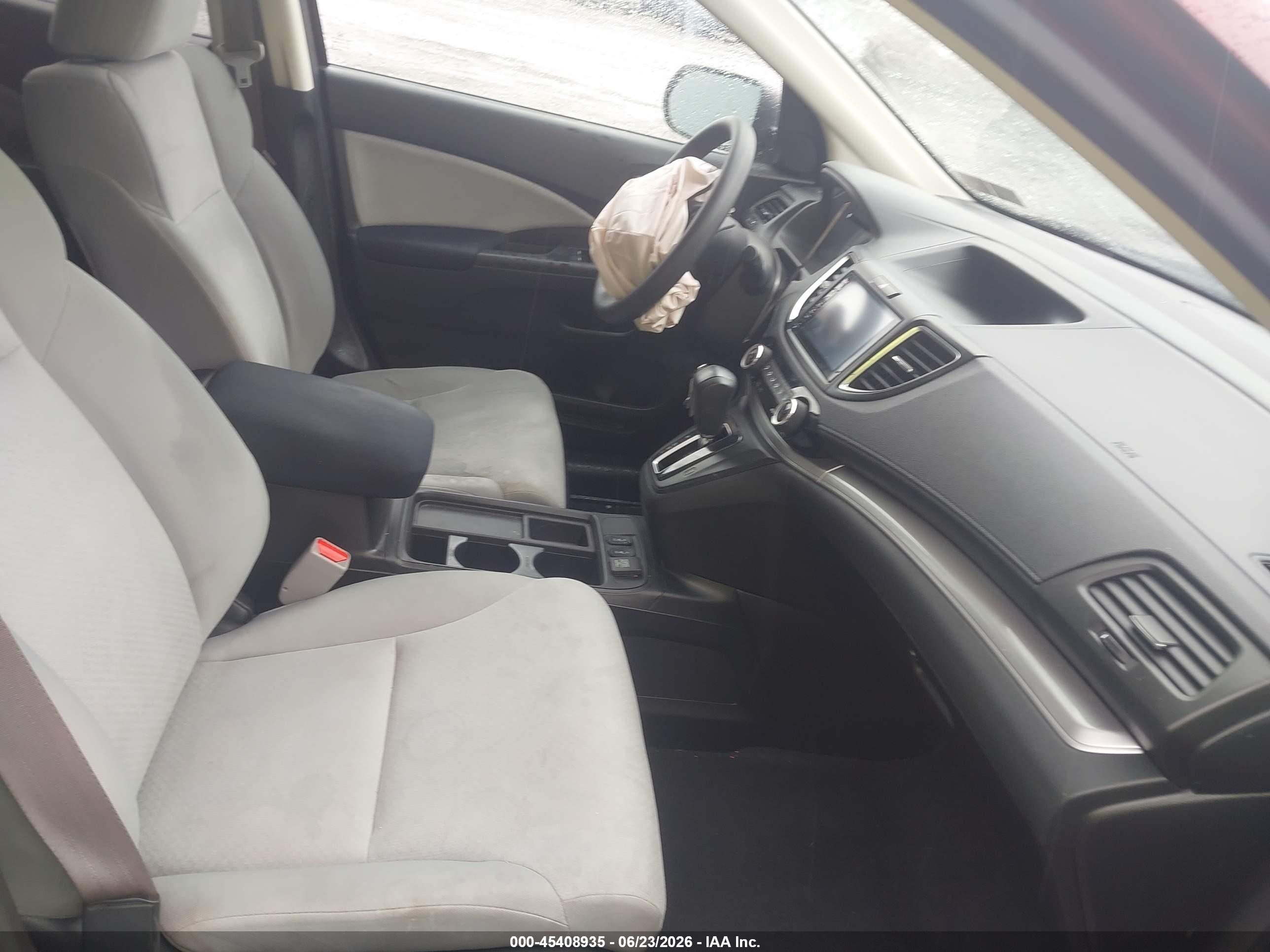 2015 Honda Cr-v Ex Burgundy vin: 2HKRM4H51FH683356