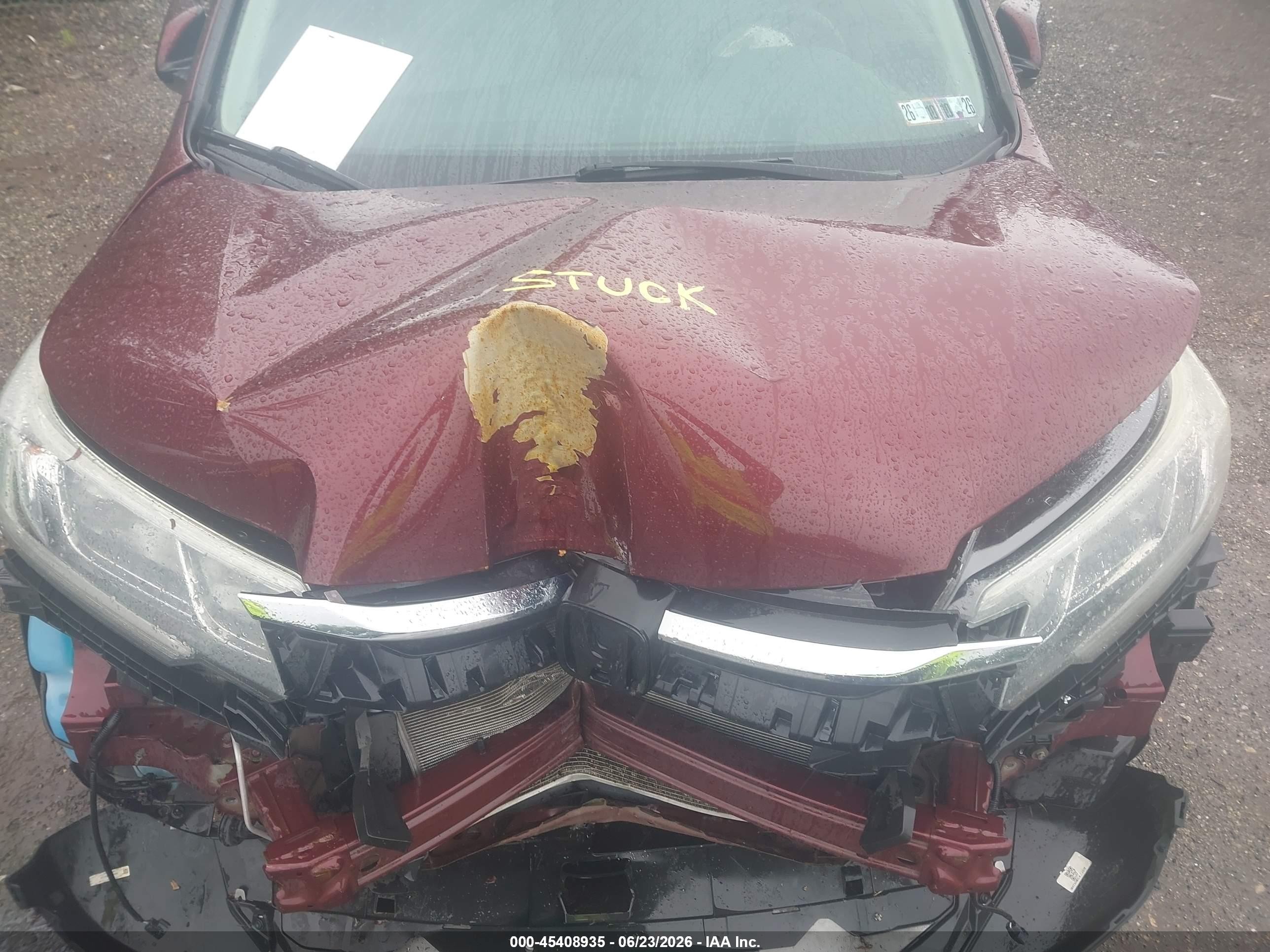 2015 Honda Cr-v Ex Burgundy vin: 2HKRM4H51FH683356