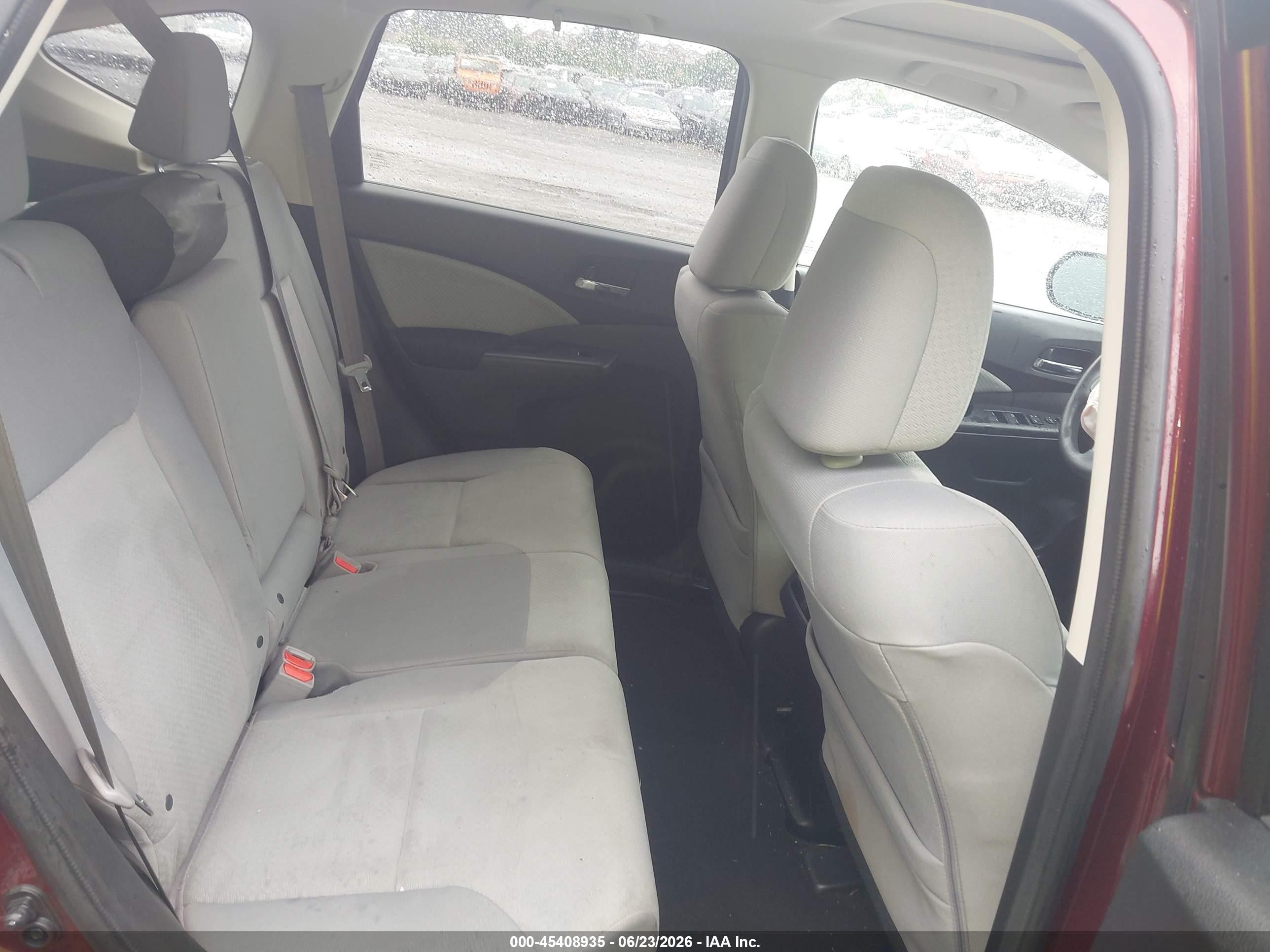 2015 Honda Cr-v Ex Burgundy vin: 2HKRM4H51FH683356