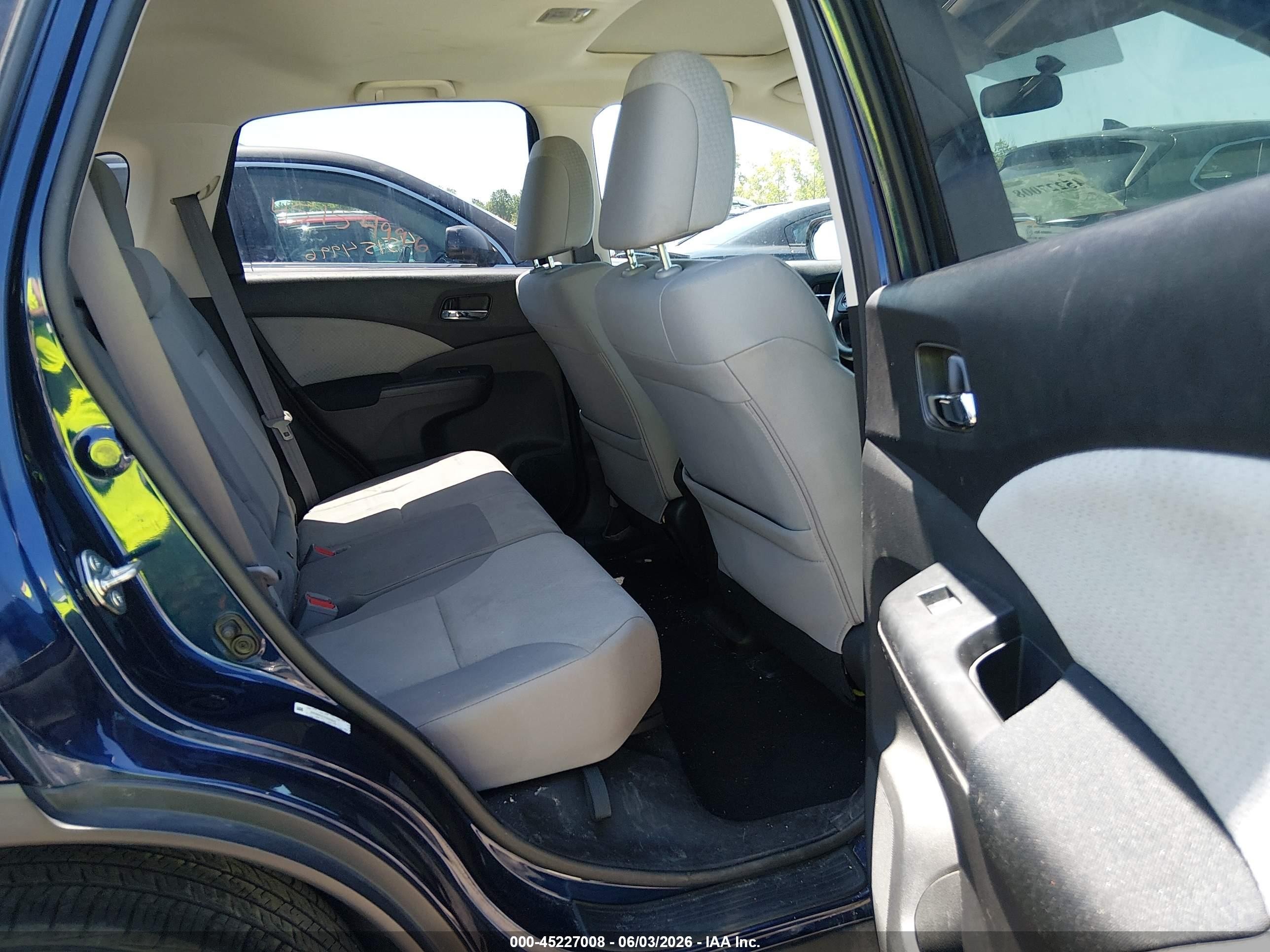 2015 Honda Cr-v Ex Blue vin: 2HKRM4H51FH685642