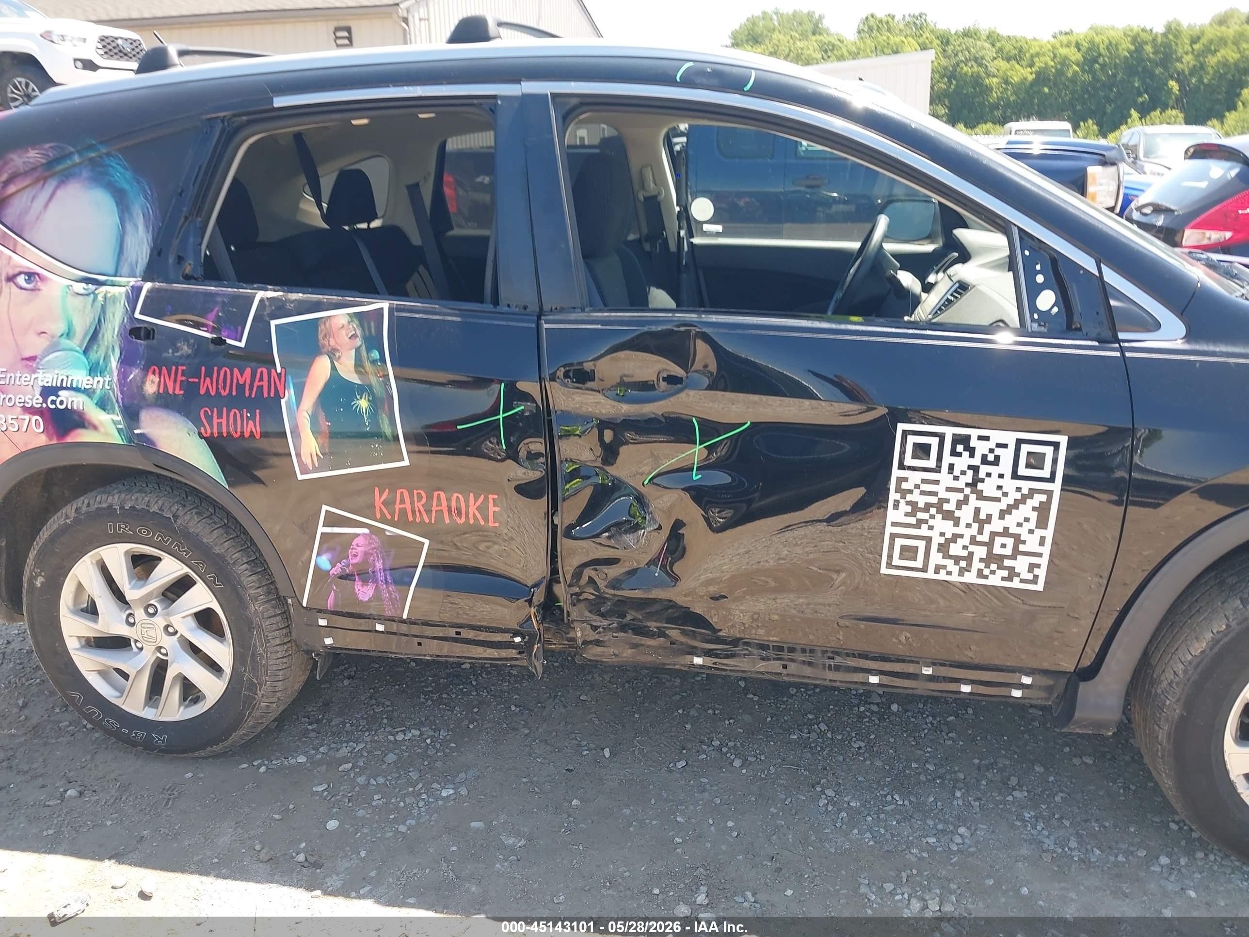 2016 Honda Cr-v Ex Черный vin: 2HKRM4H51GH656983