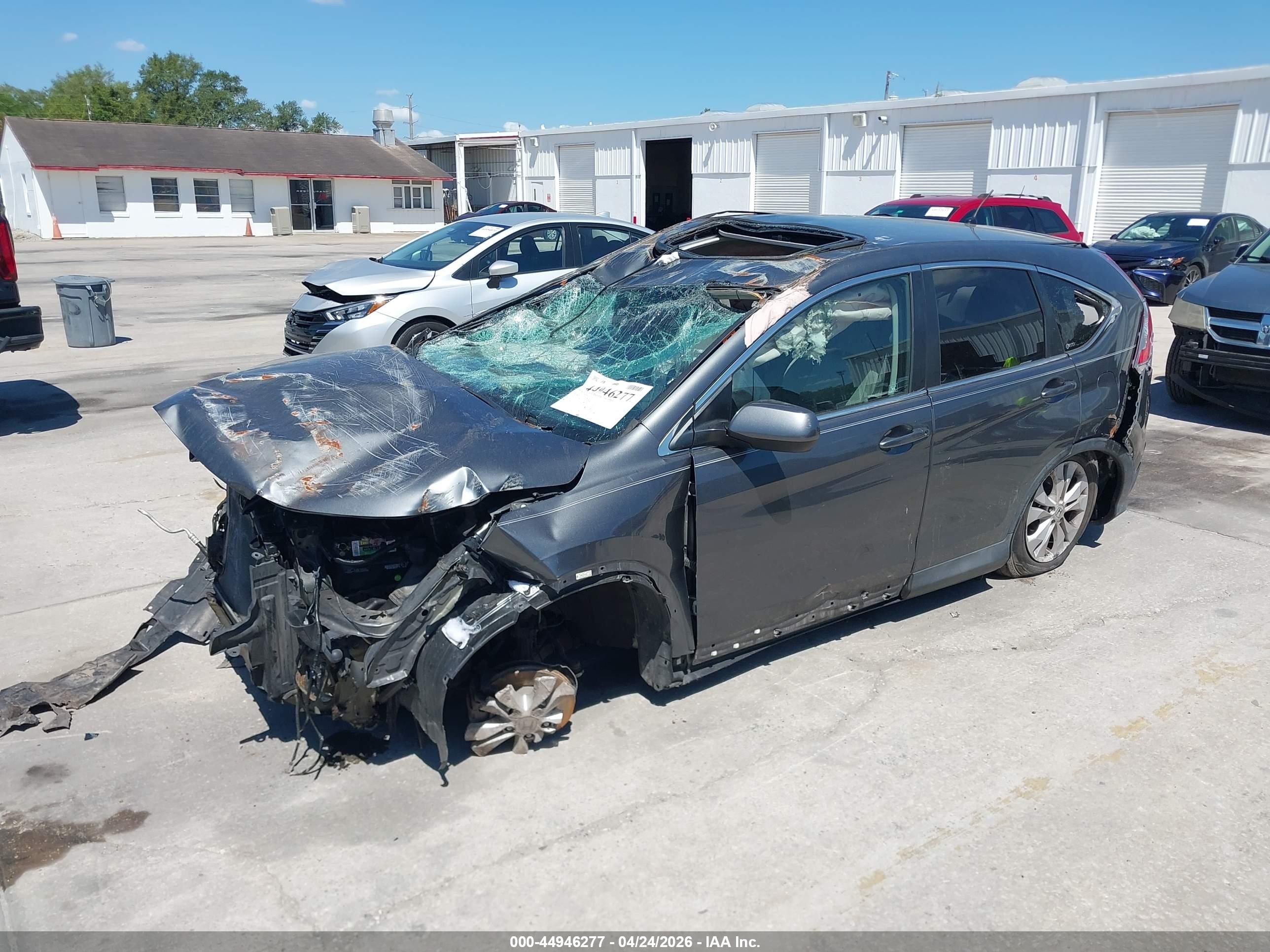 2012 Honda Cr-v Ex Синий vin: 2HKRM4H52CH613053