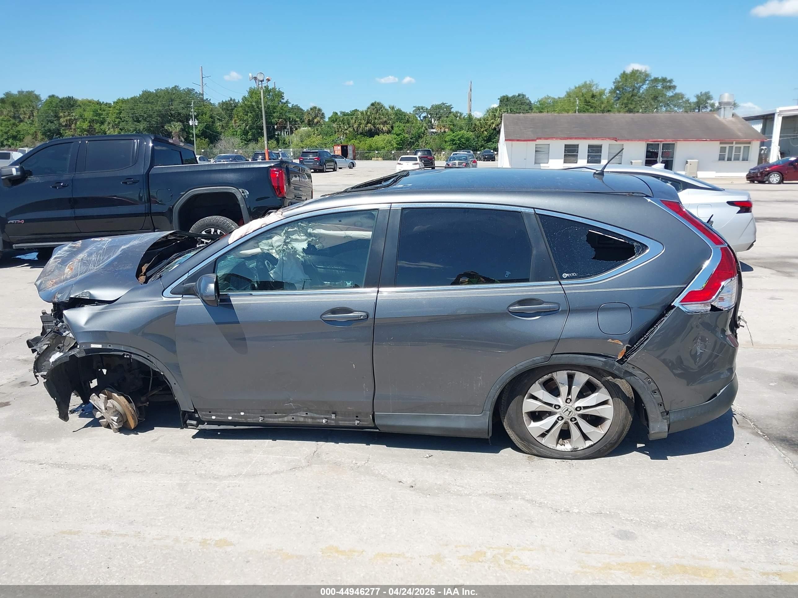 2012 Honda Cr-v Ex Синий vin: 2HKRM4H52CH613053