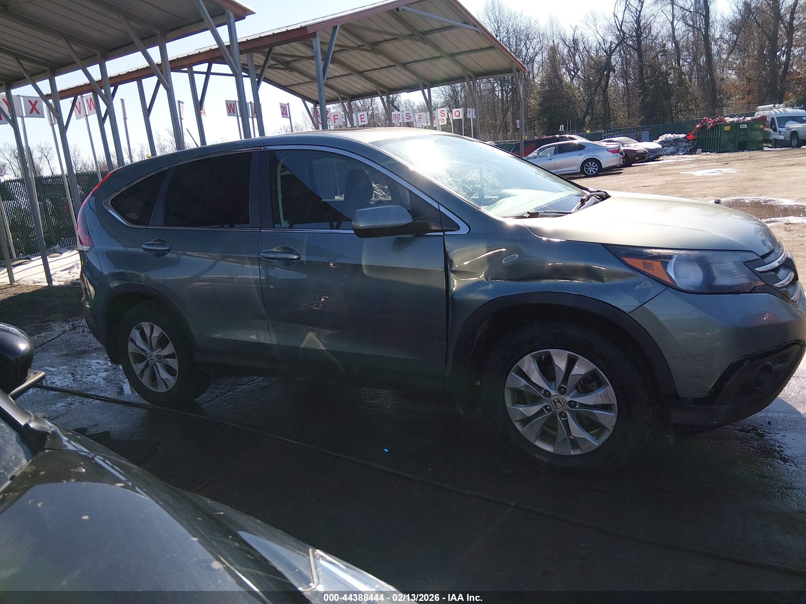 2012 Honda Cr-v Ex Light Blue vin: 2HKRM4H52CH634680