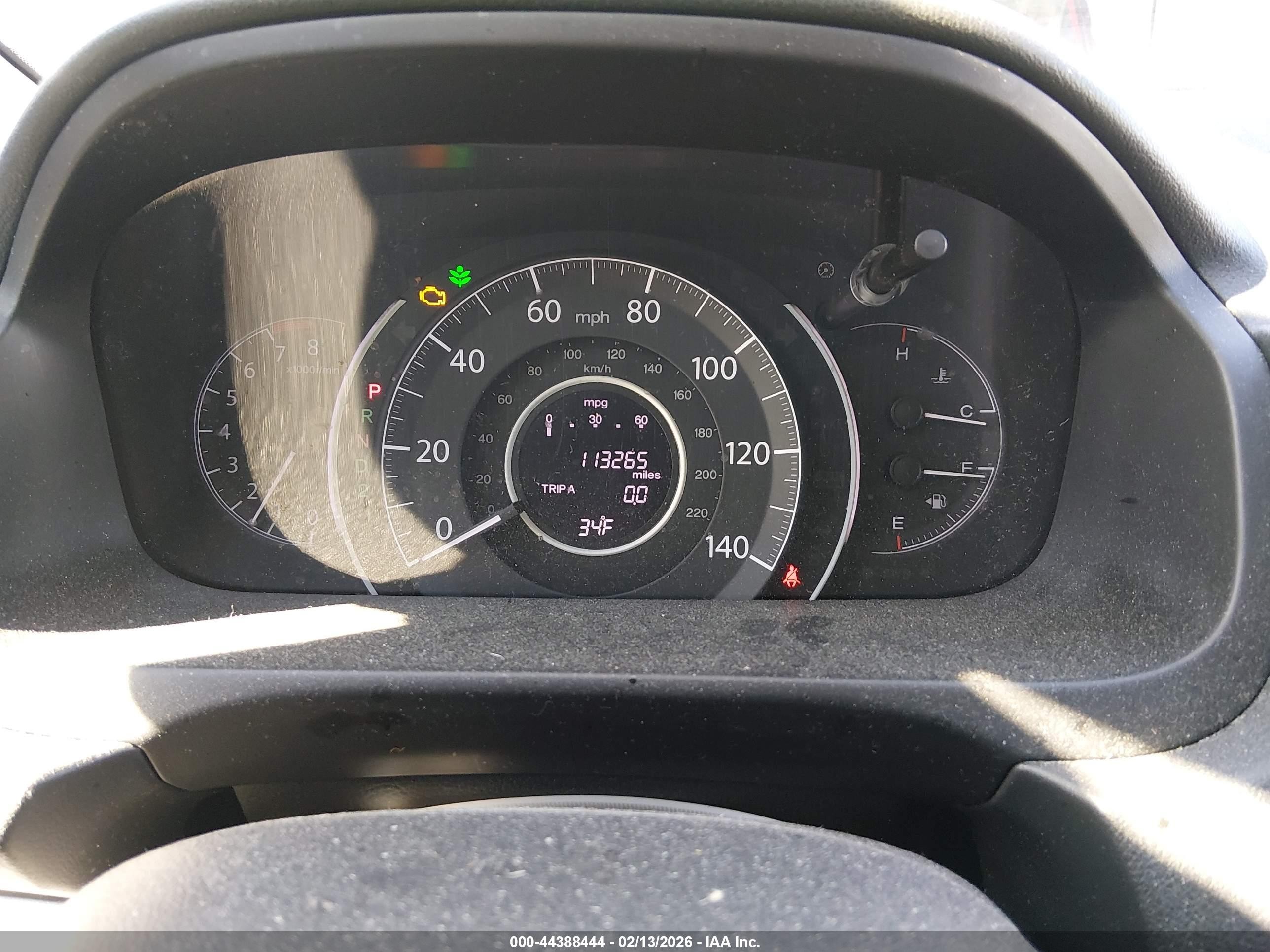 2012 Honda Cr-v Ex Light Blue vin: 2HKRM4H52CH634680