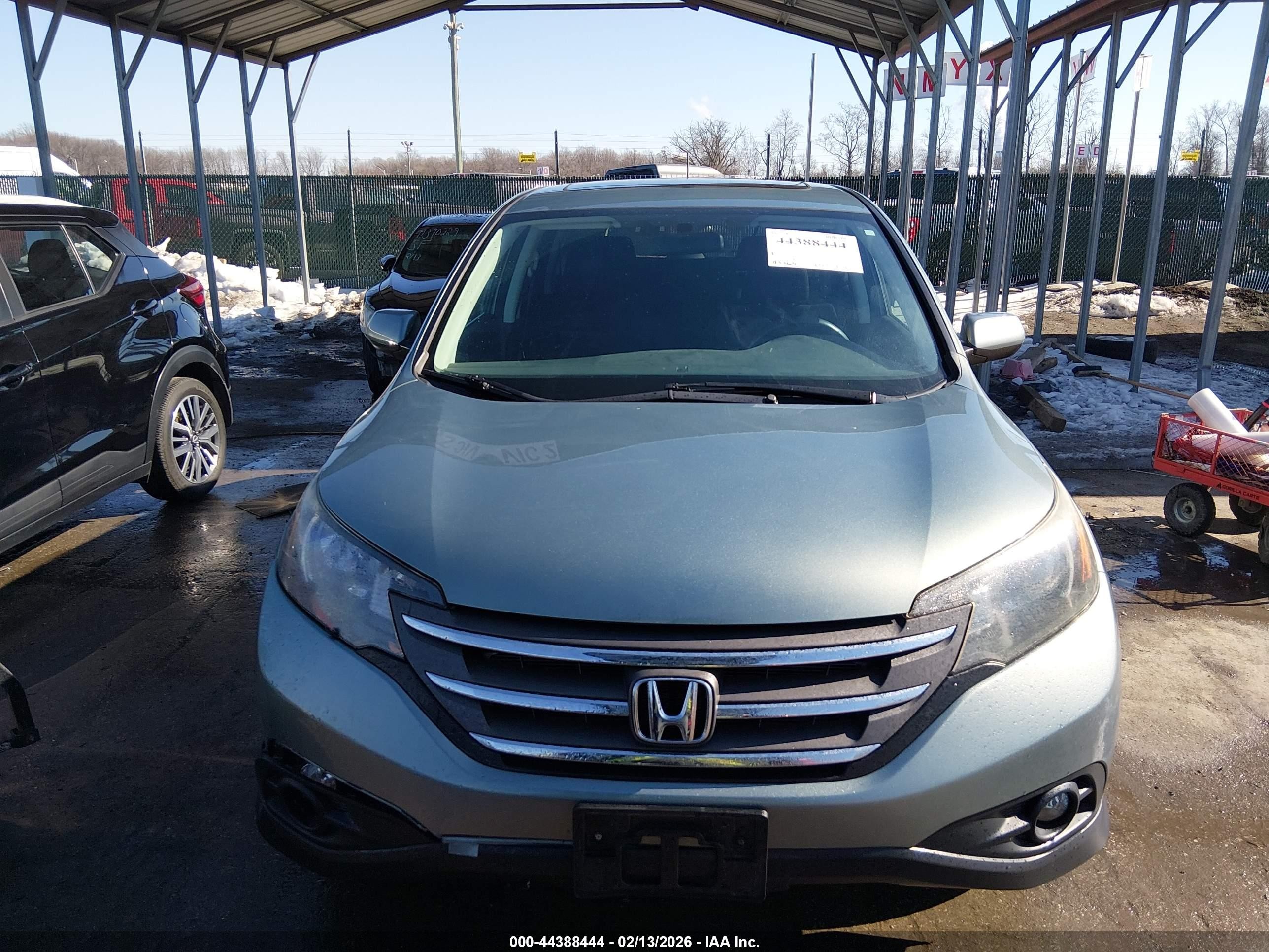 2012 Honda Cr-v Ex Light Blue vin: 2HKRM4H52CH634680