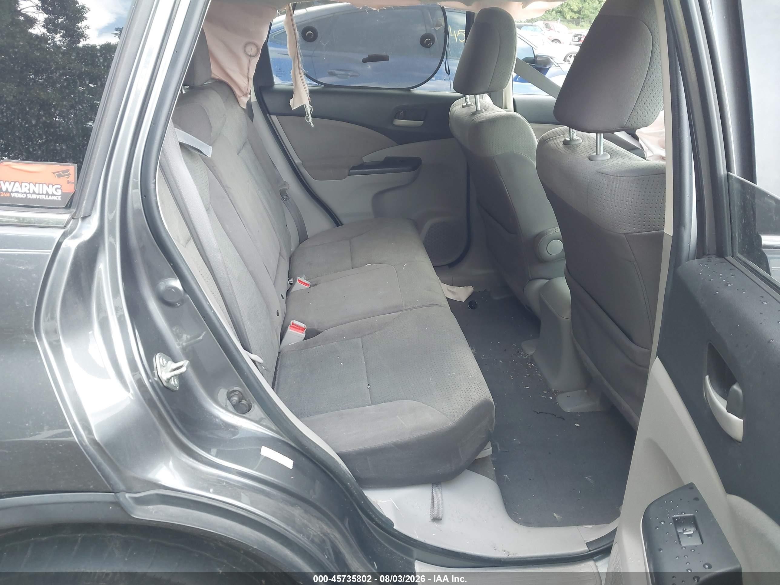 2013 Honda Cr-v Ex Gray vin: 2HKRM4H52DH611658