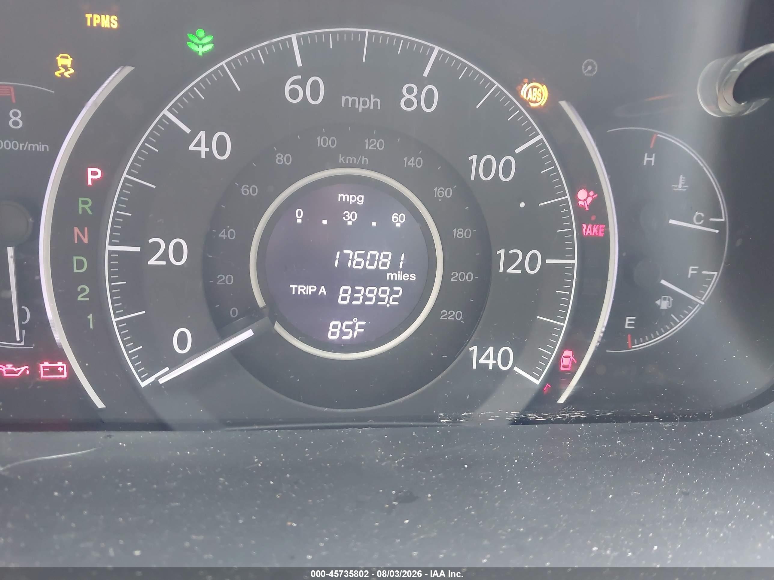2013 Honda Cr-v Ex Gray vin: 2HKRM4H52DH611658
