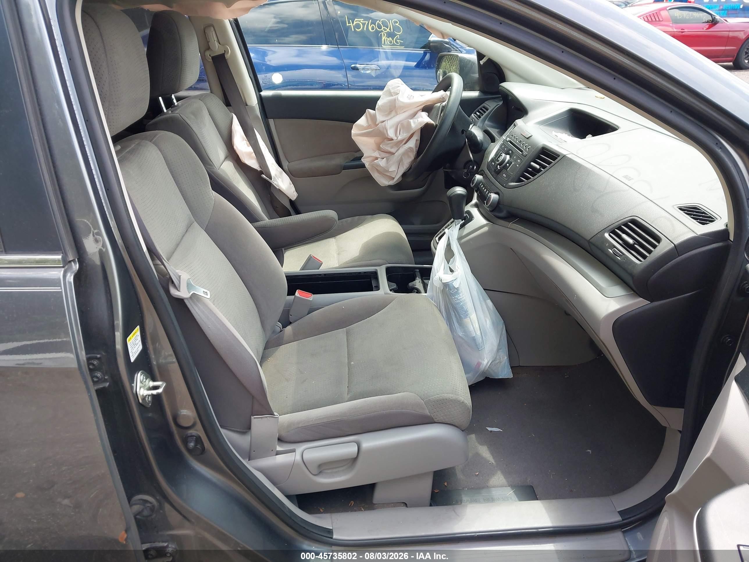 2013 Honda Cr-v Ex Gray vin: 2HKRM4H52DH611658